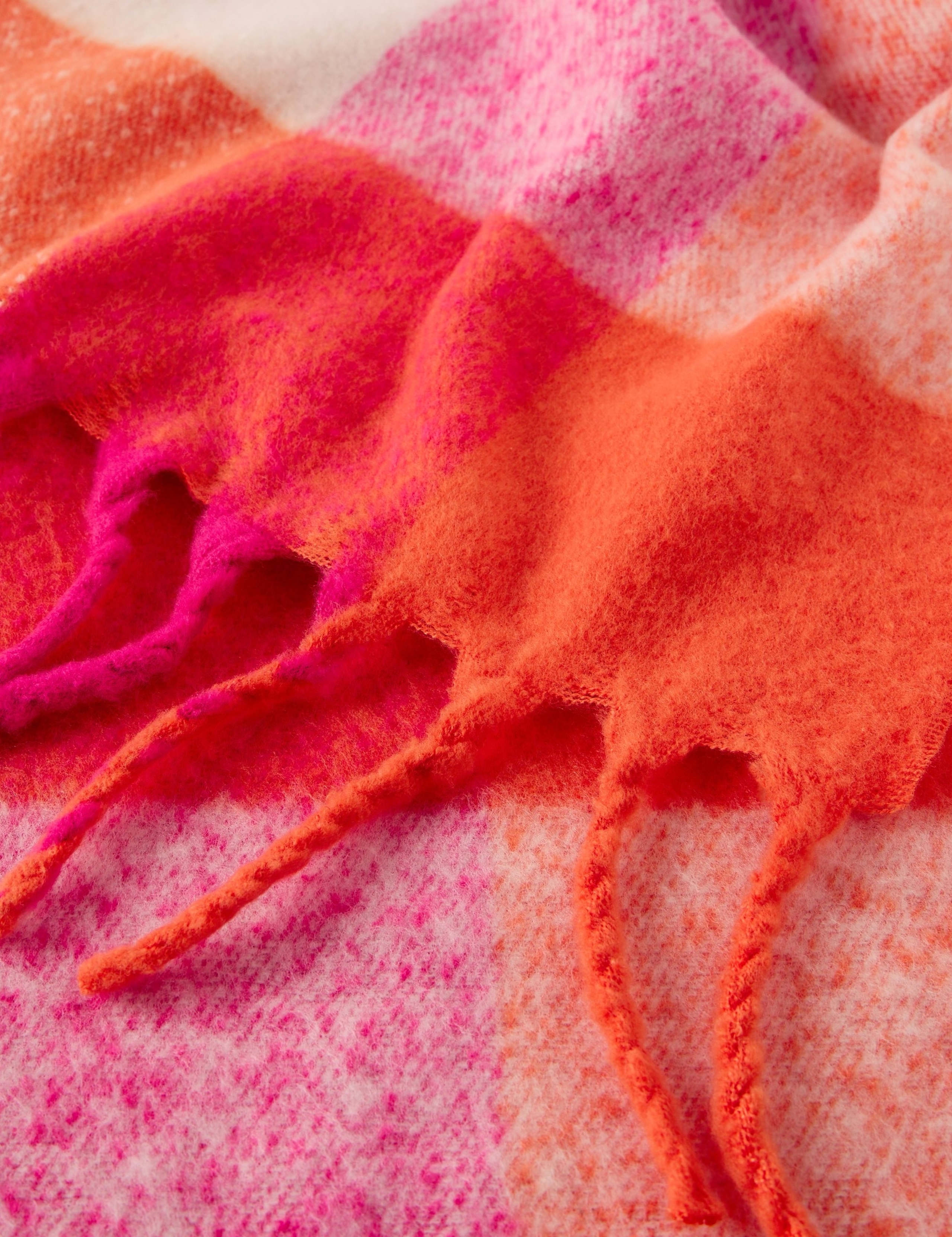 Shelley Brushed Checked Scarf 3 of 3