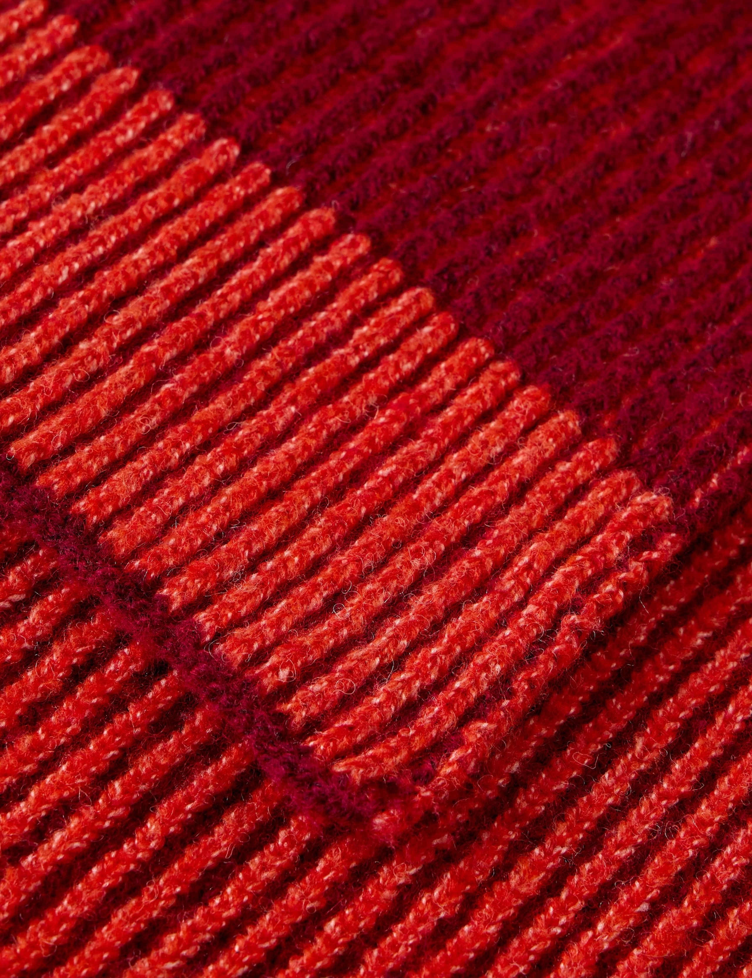 Two Tone Ribbed Scarf 3 of 3