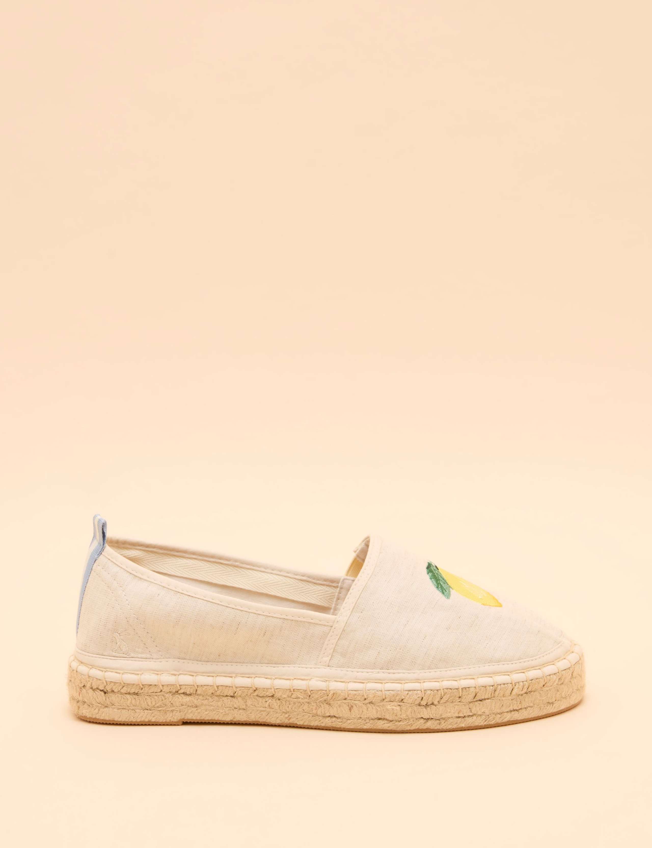 Canvas Striped Flat Espadrilles 2 of 4