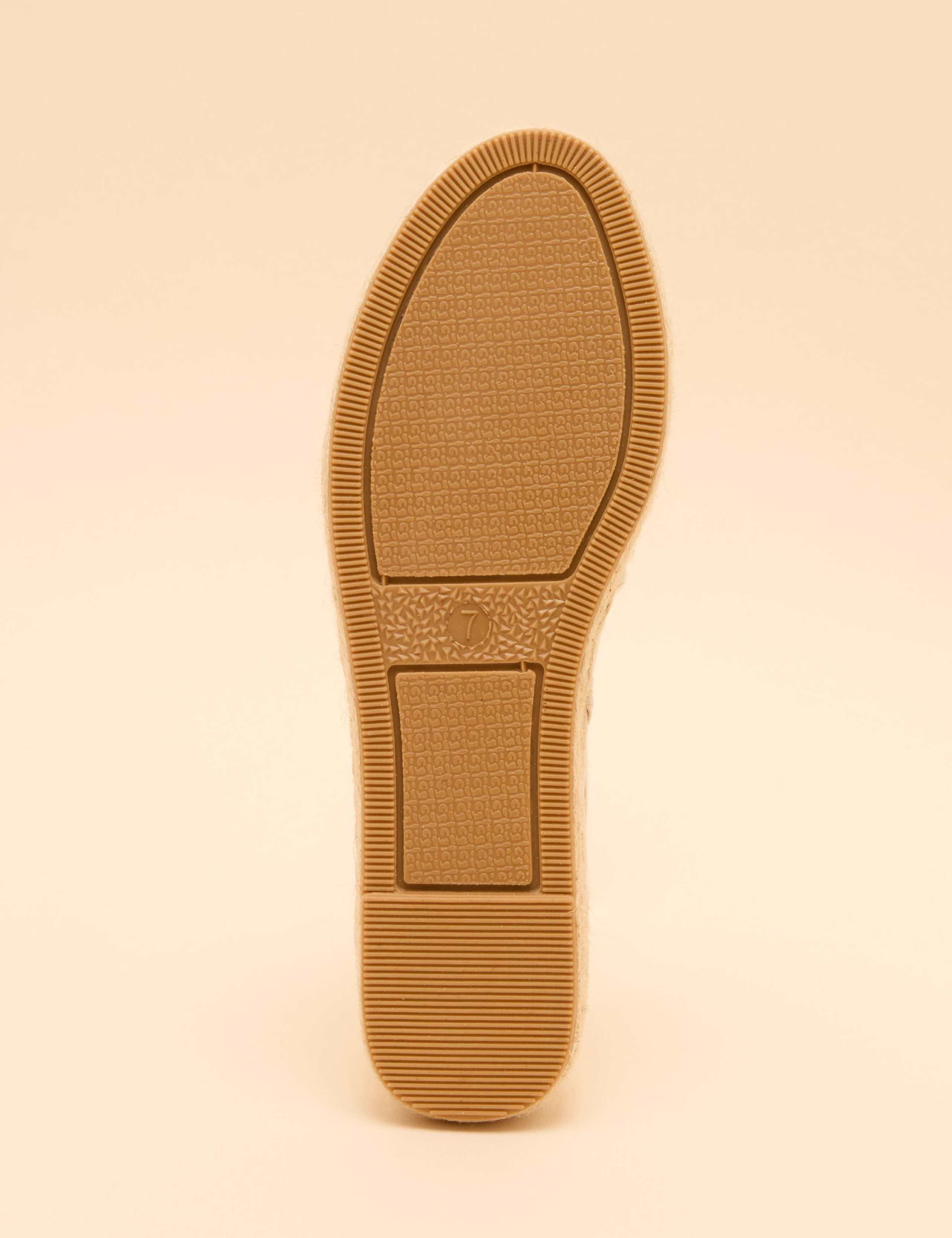 Canvas Striped Flat Espadrilles 3 of 4