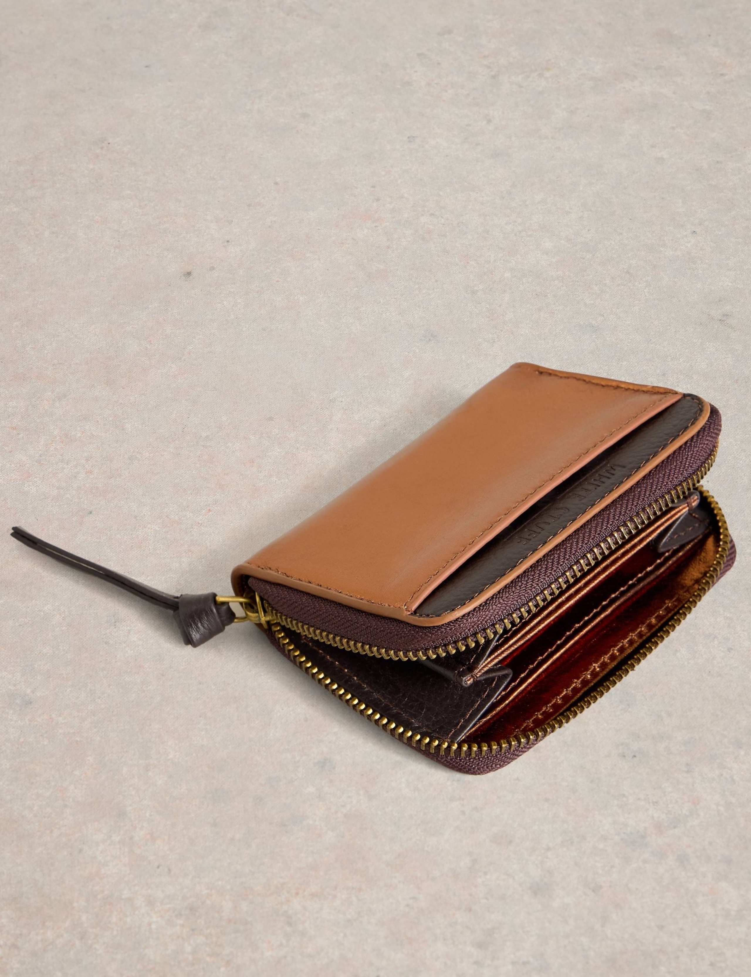 Leather Zip Around Purse 3 of 4