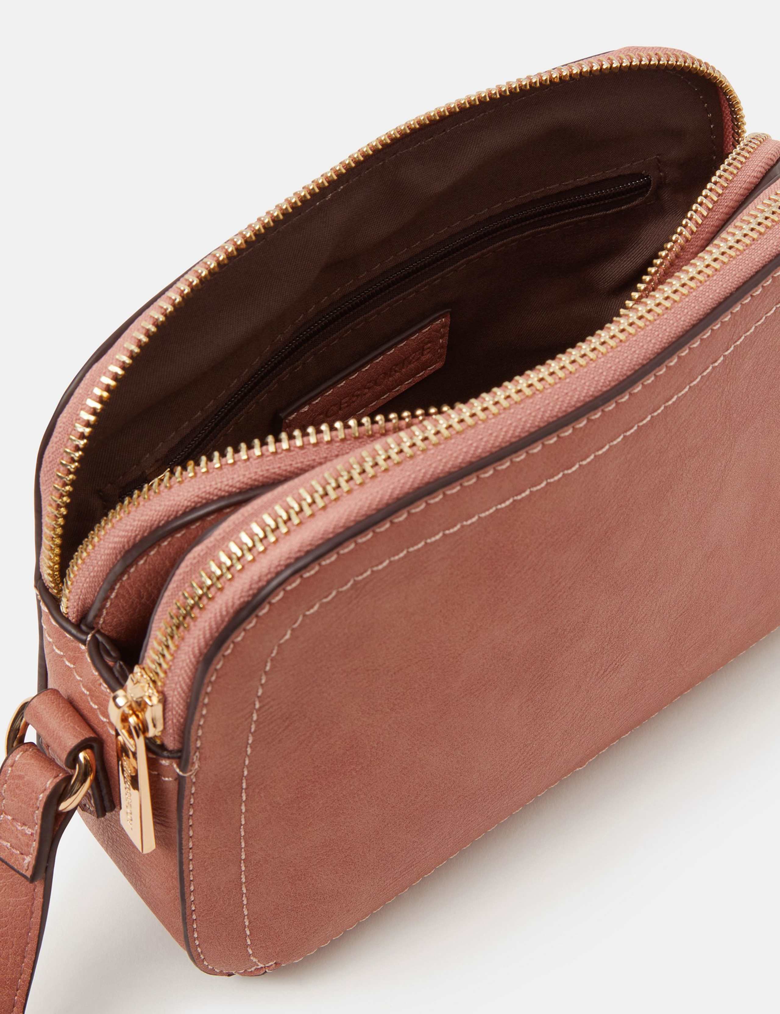 Double Zip Cross Body Bag 5 of 5