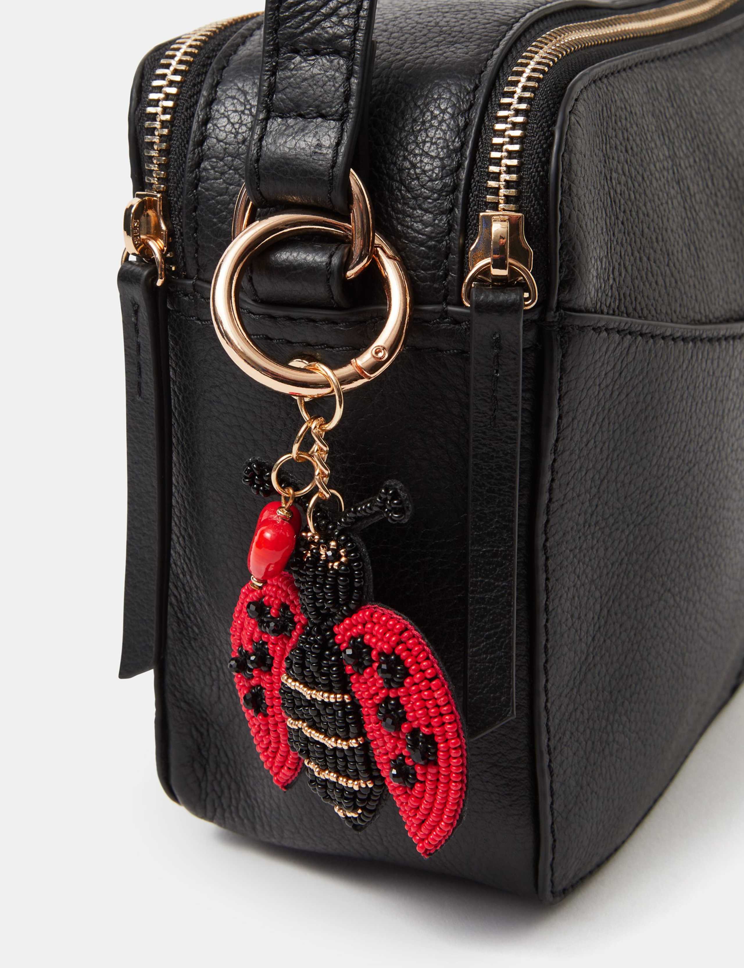 Beaded Love Bug Bag Charm 2 of 4