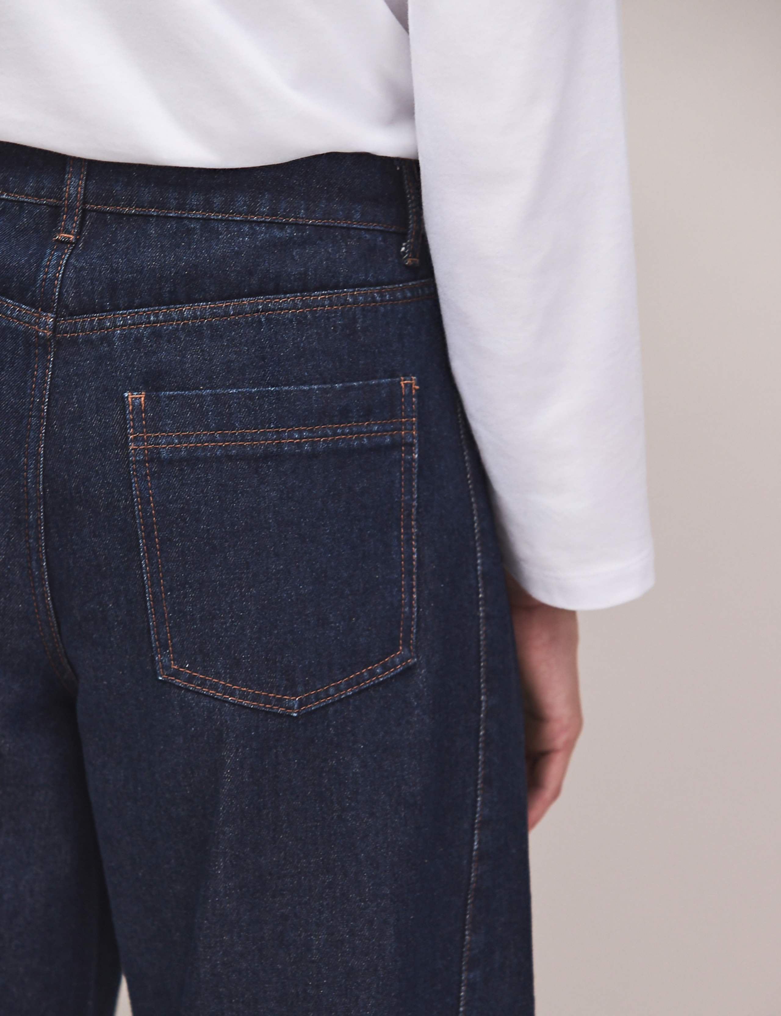 Mid Rise Barrel Leg Ankle Grazer Jeans 6 of 7