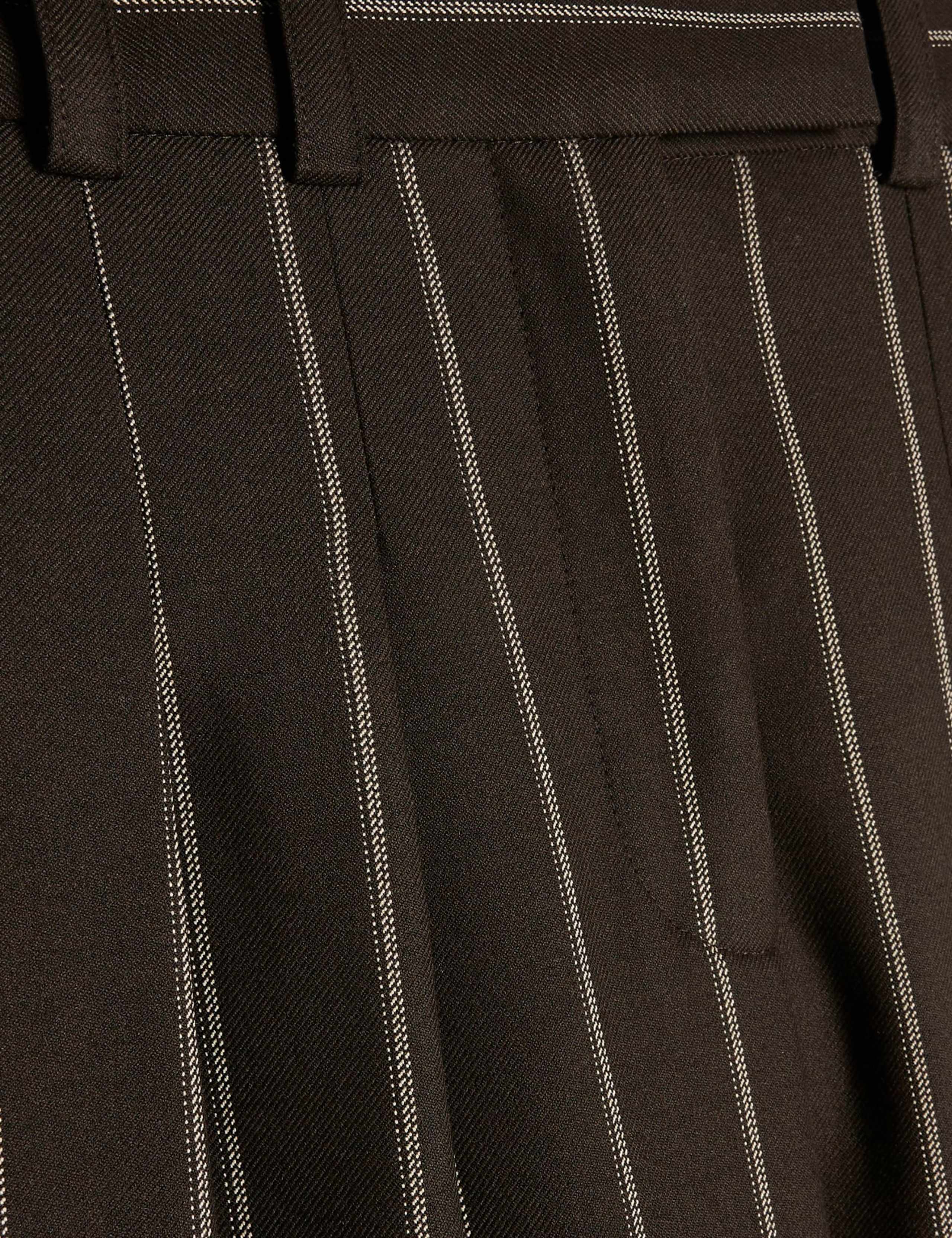 Striped Elasticated Waist Wide Leg Trousers 3 of 5