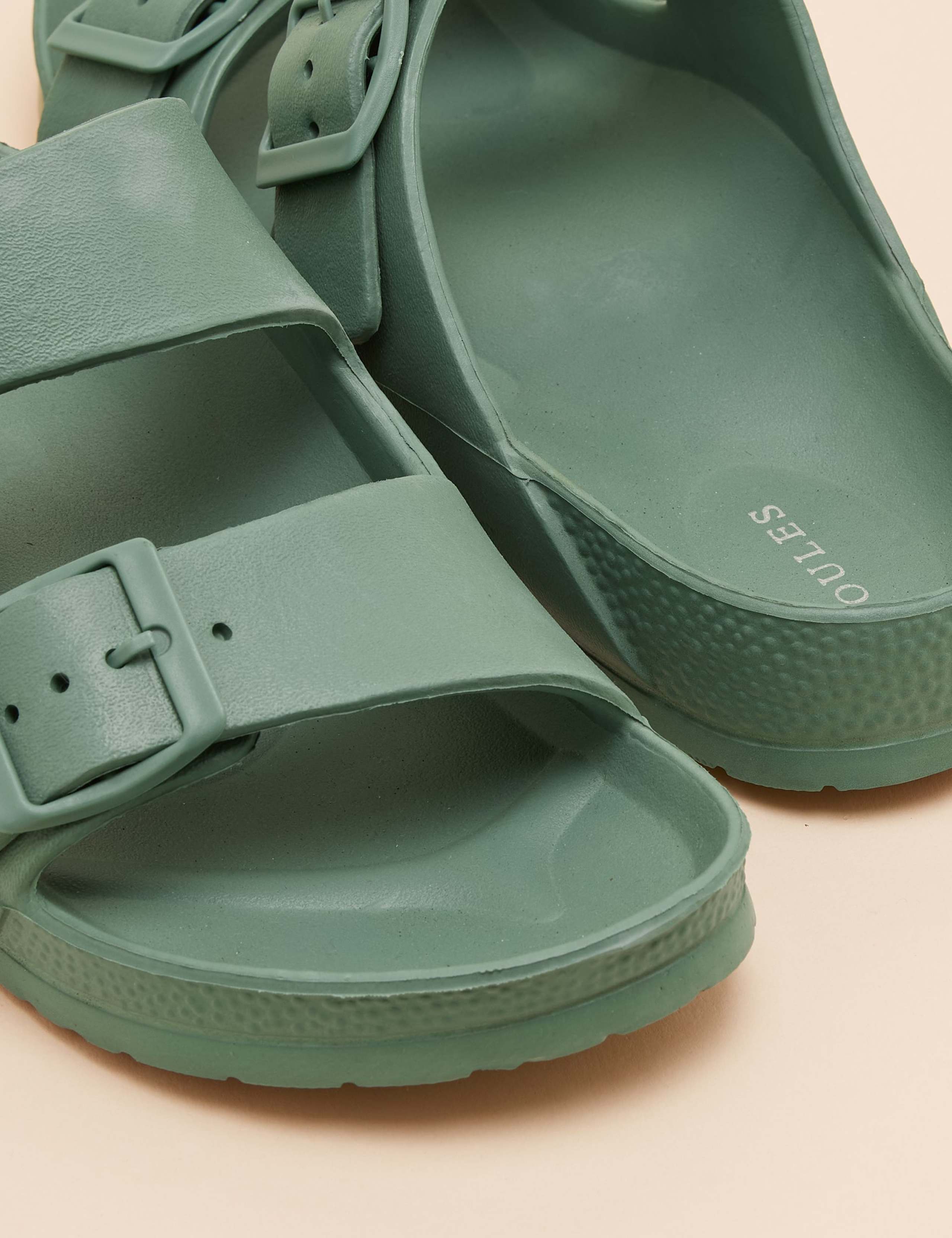 Buckle Strappy Flat Sandals 5 of 5