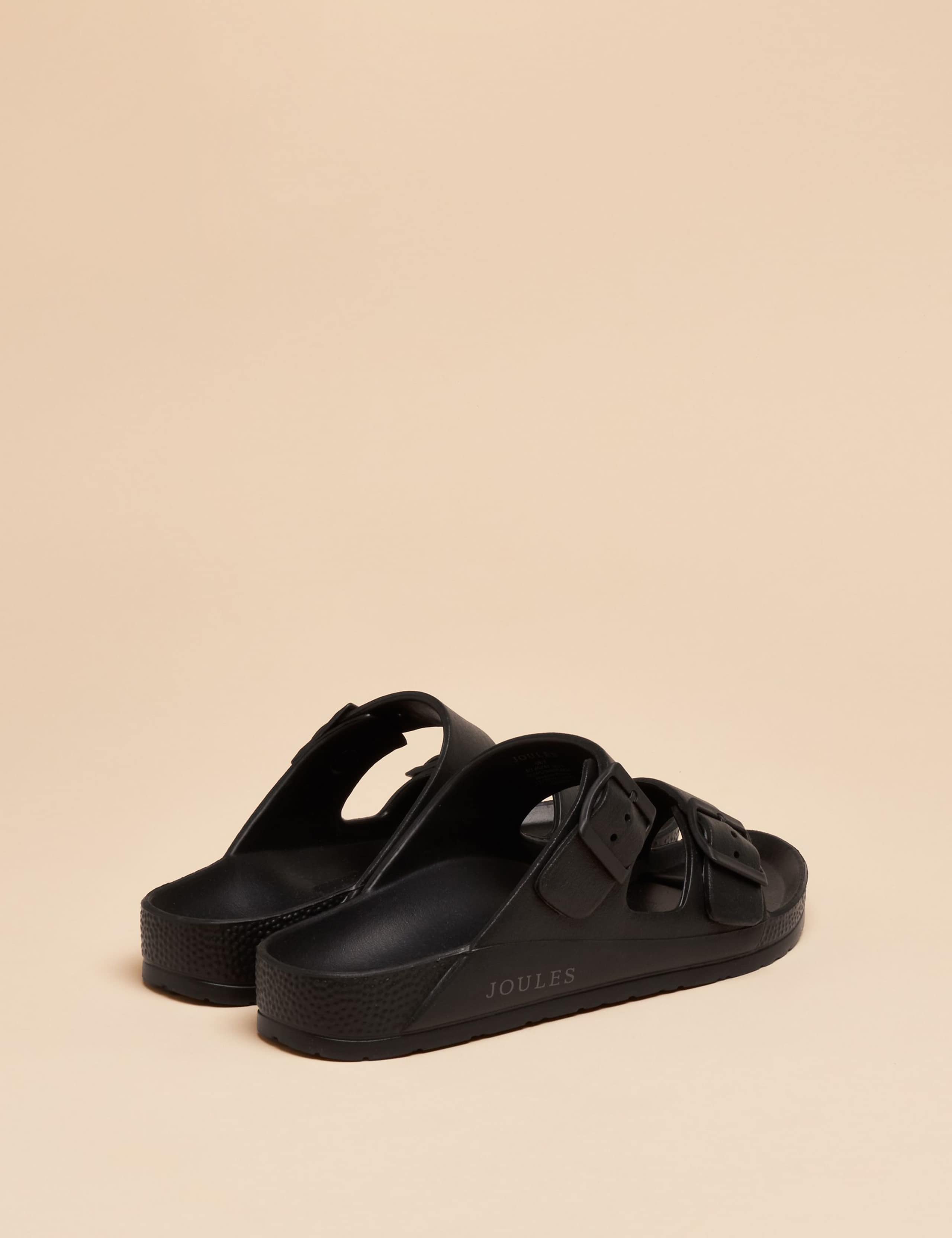 Buckle Strappy Flat Sandals 3 of 5