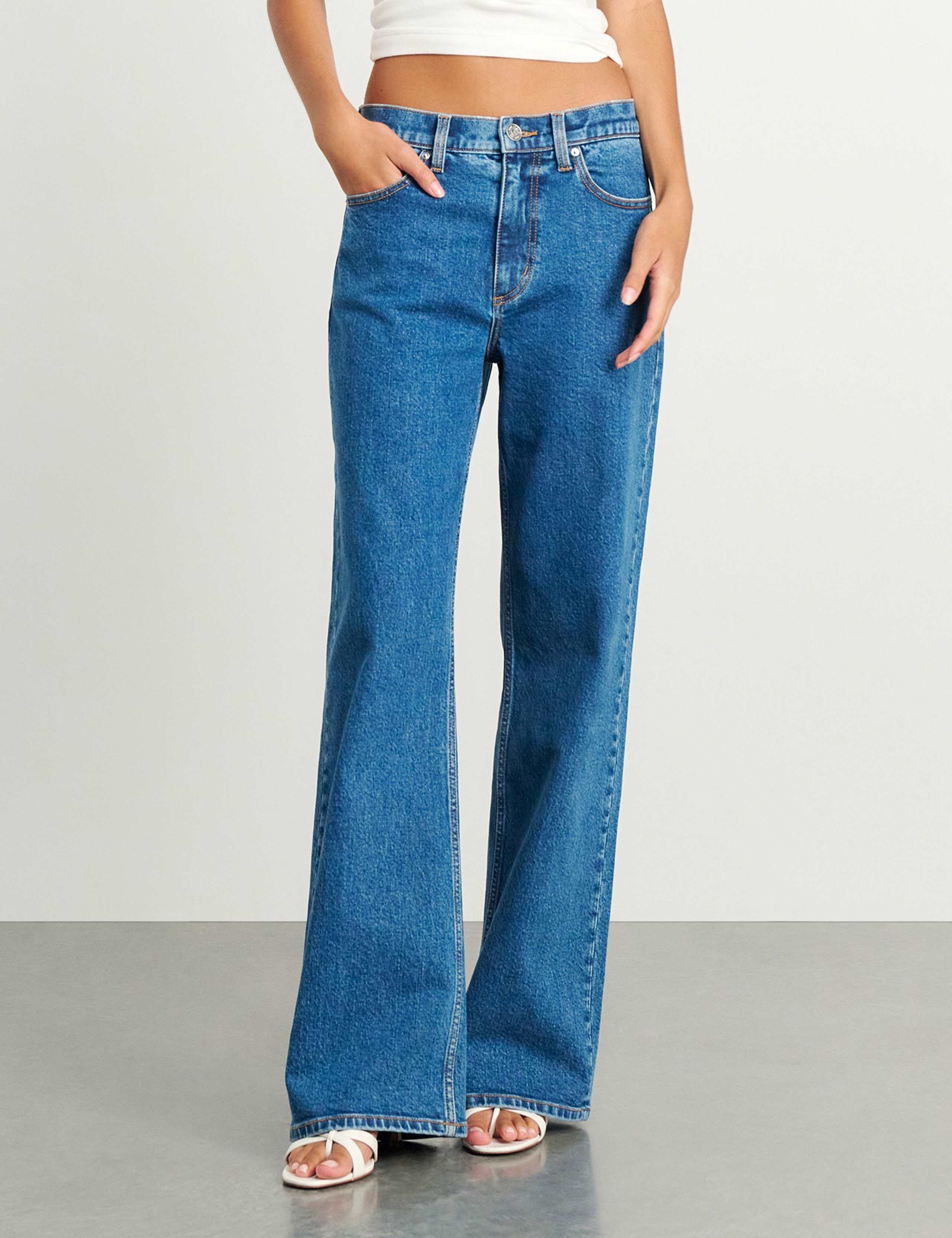 Slouchy Wide Leg Jeans 2 of 7