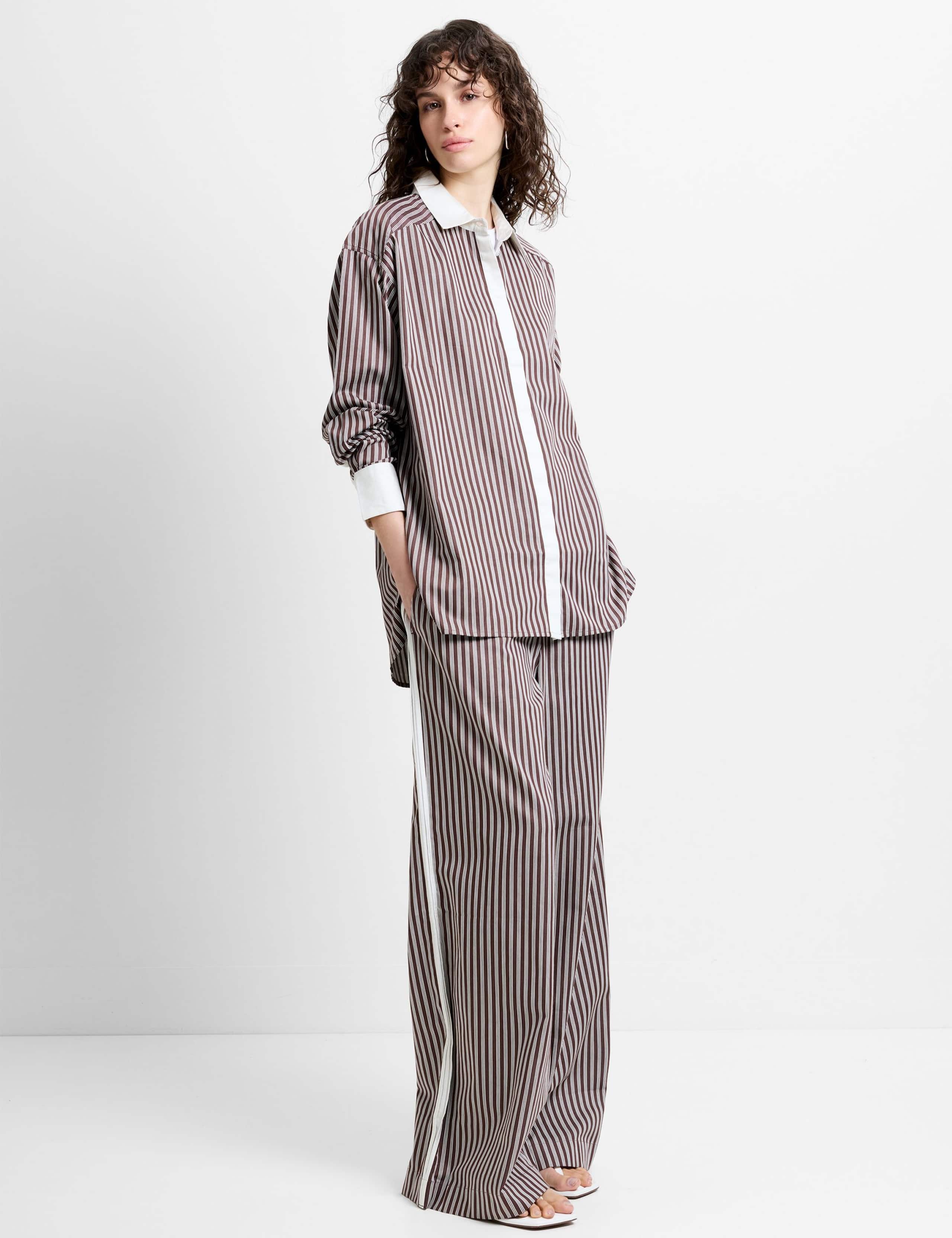 Pure Cotton Striped Collared Shirt 3 of 5