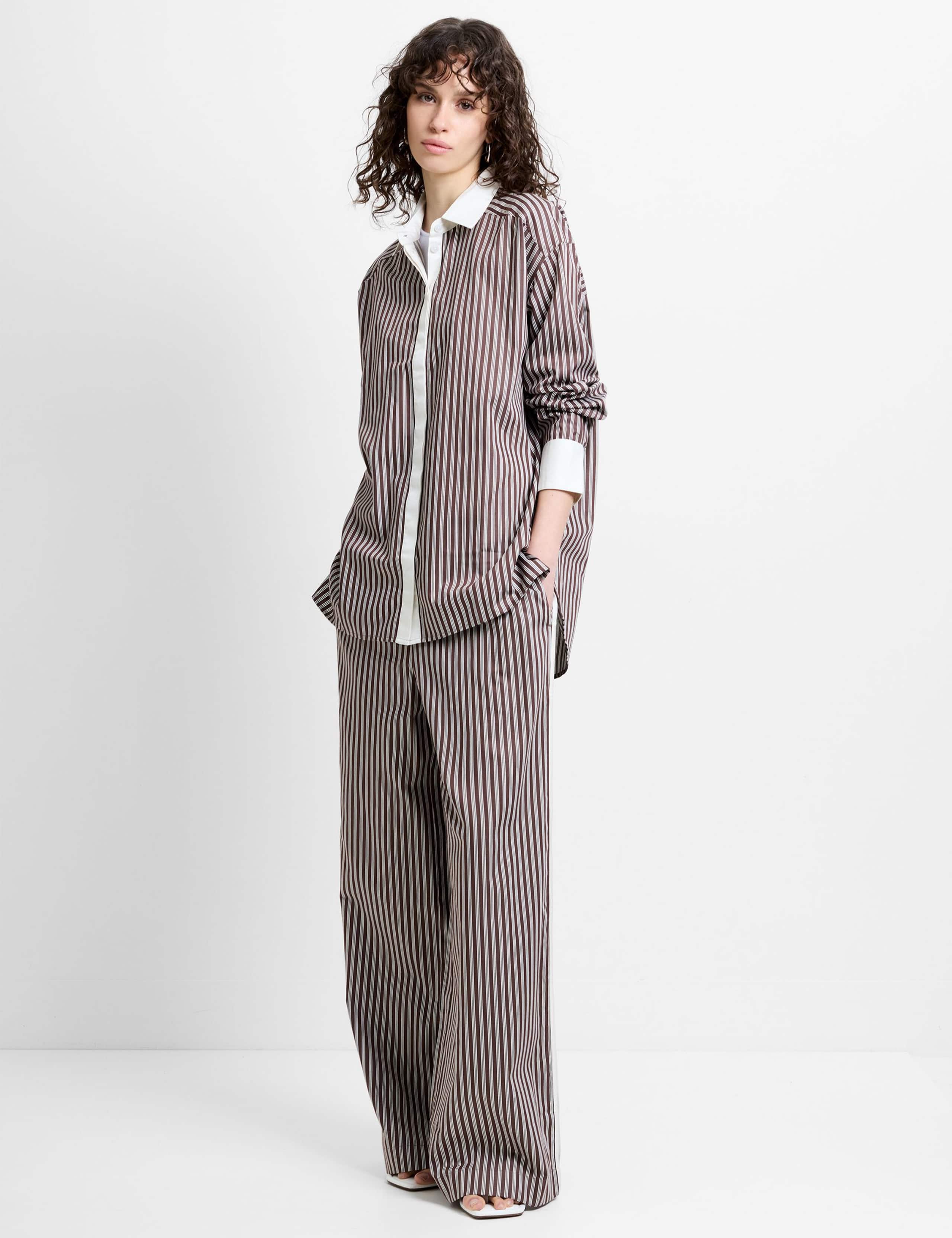 Pure Cotton Striped Collared Shirt 4 of 5