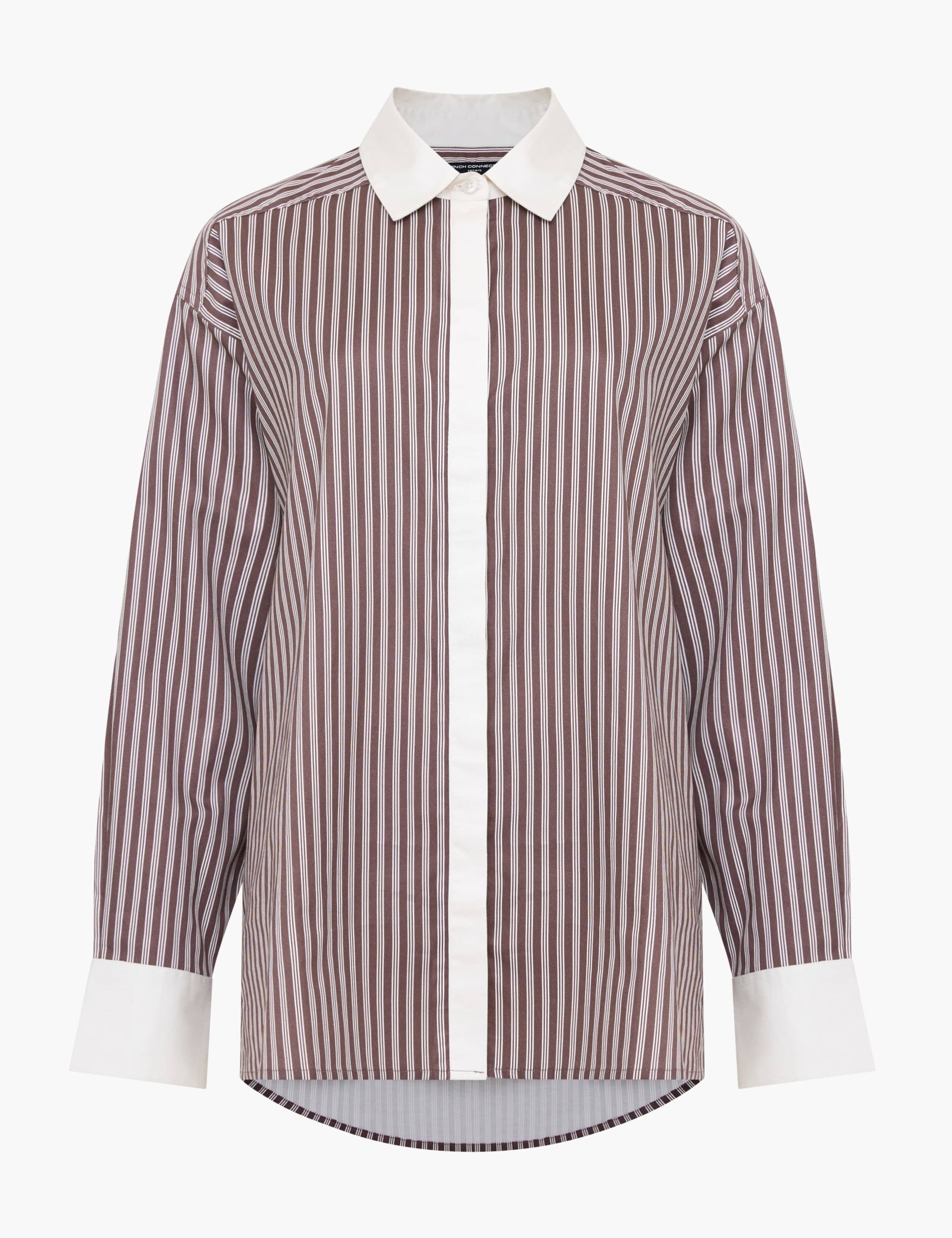 Pure Cotton Striped Collared Shirt 2 of 5
