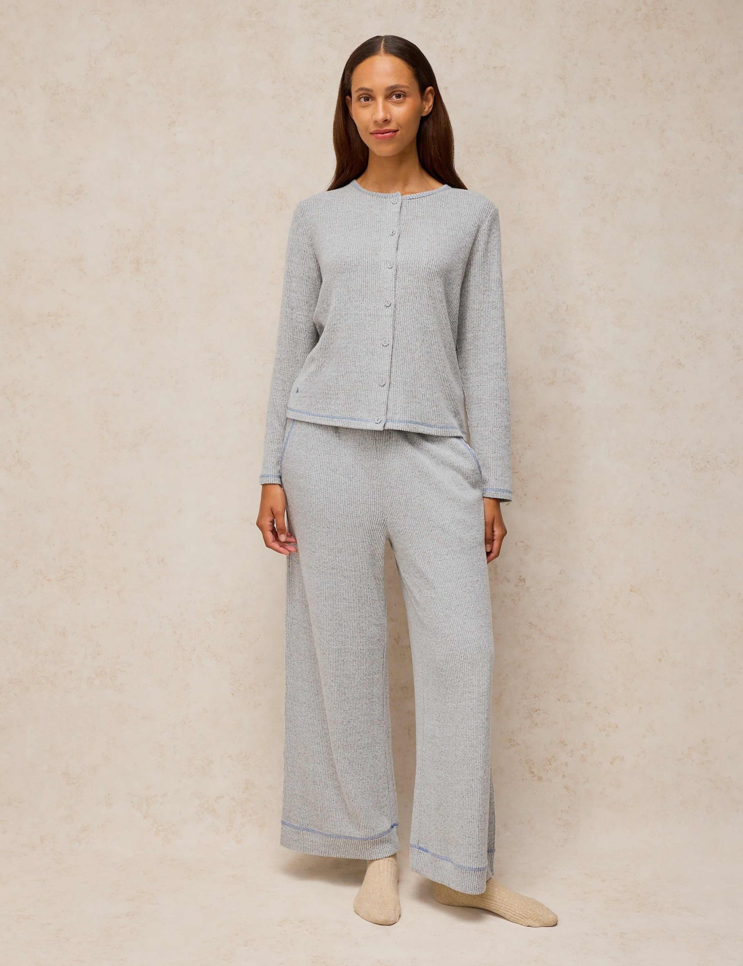 Cosy Ribbed Lounge Cardigan 4 of 6