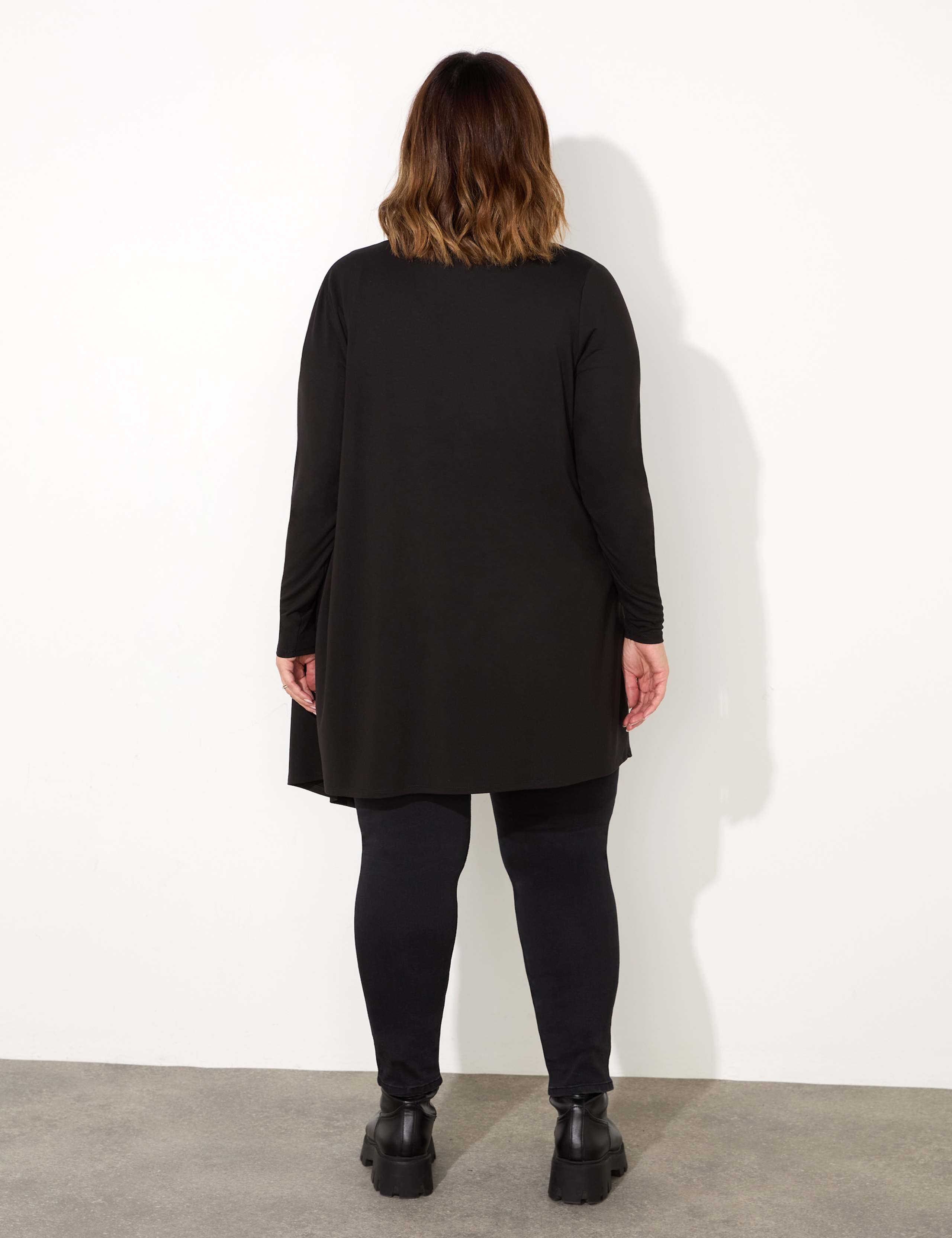 Jersey Waterfall Longline Cardigan 4 of 4