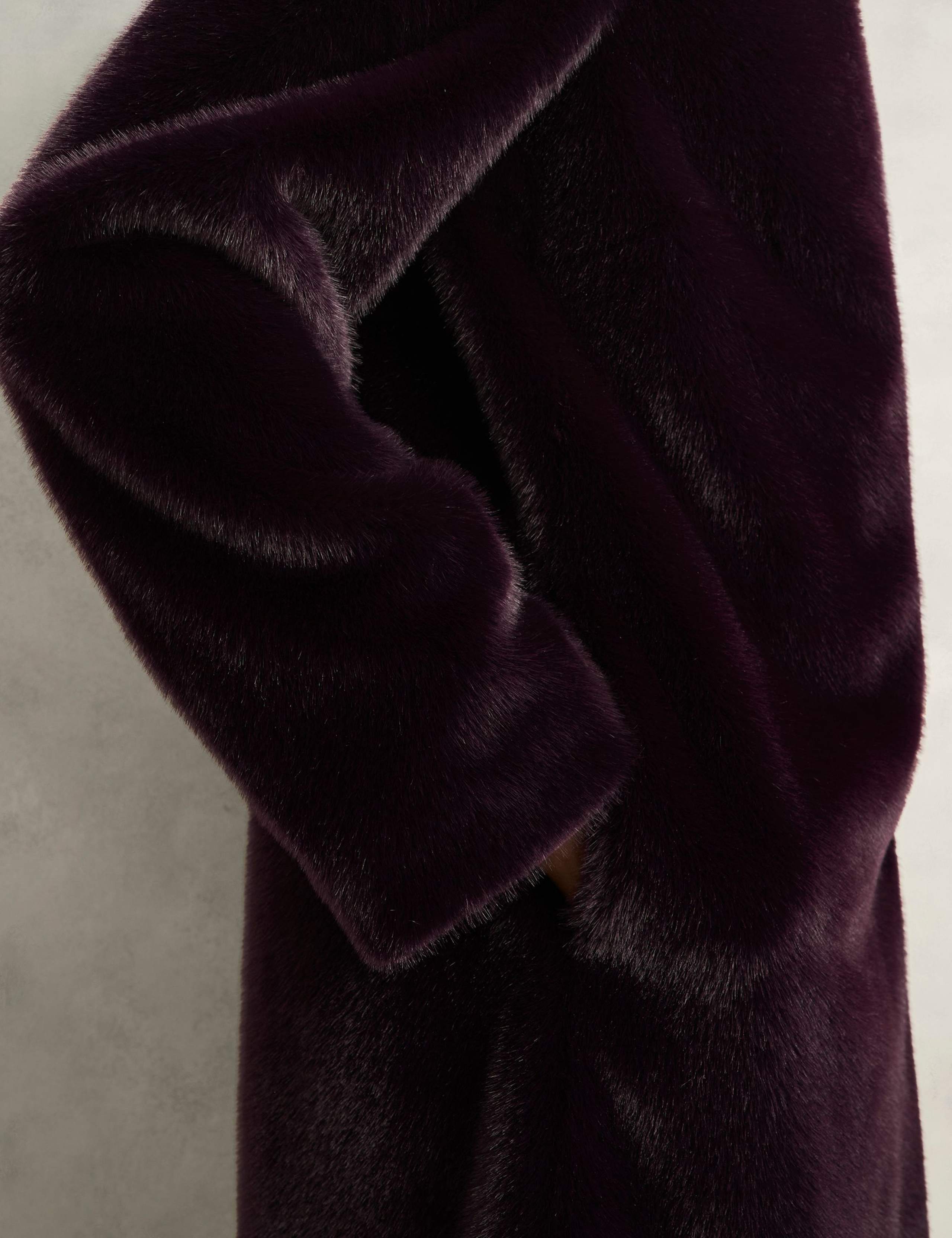 Faux Fur High Neck Coat 6 of 6
