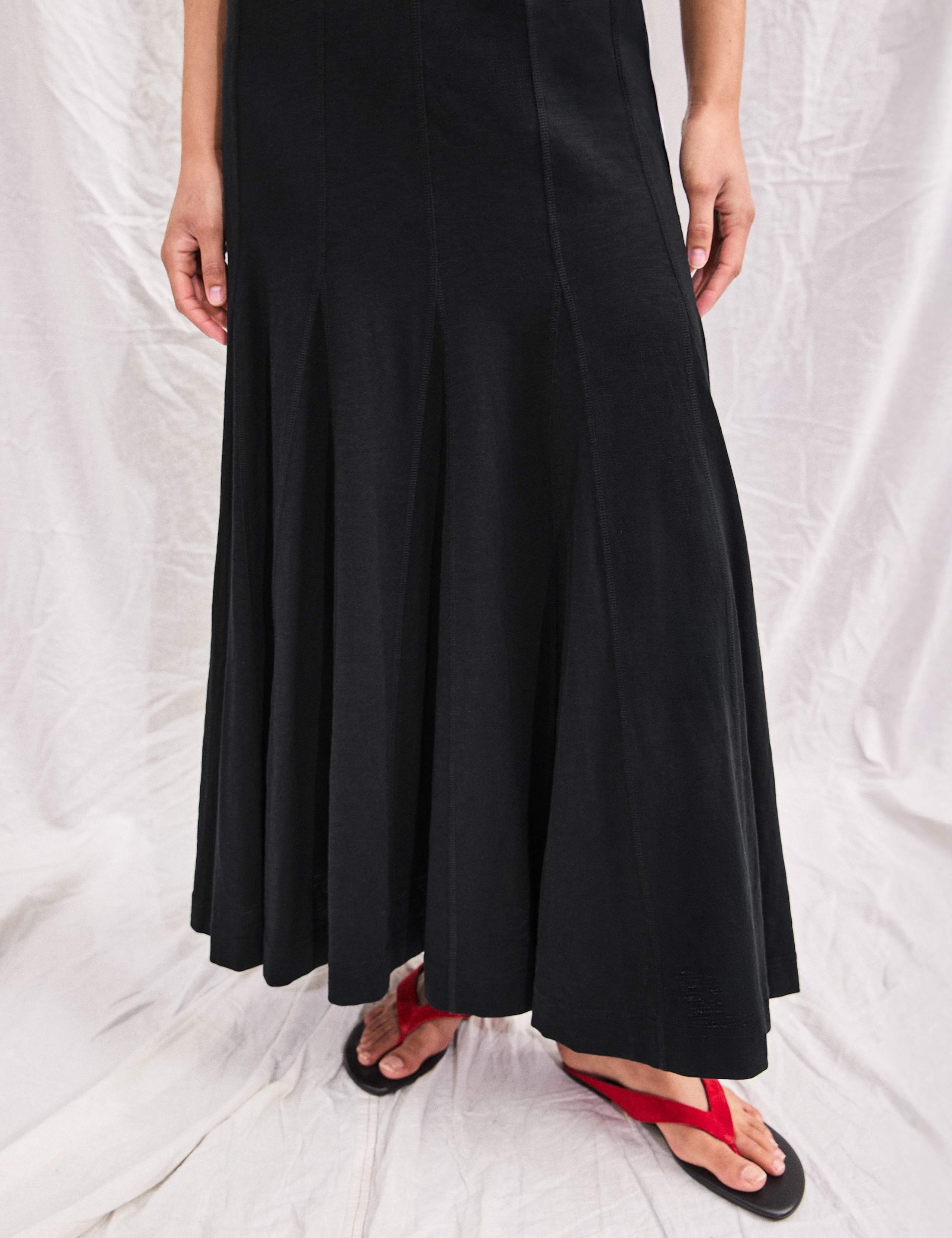 Pure Cotton Jersey Midaxi Skater Dress 3 of 6