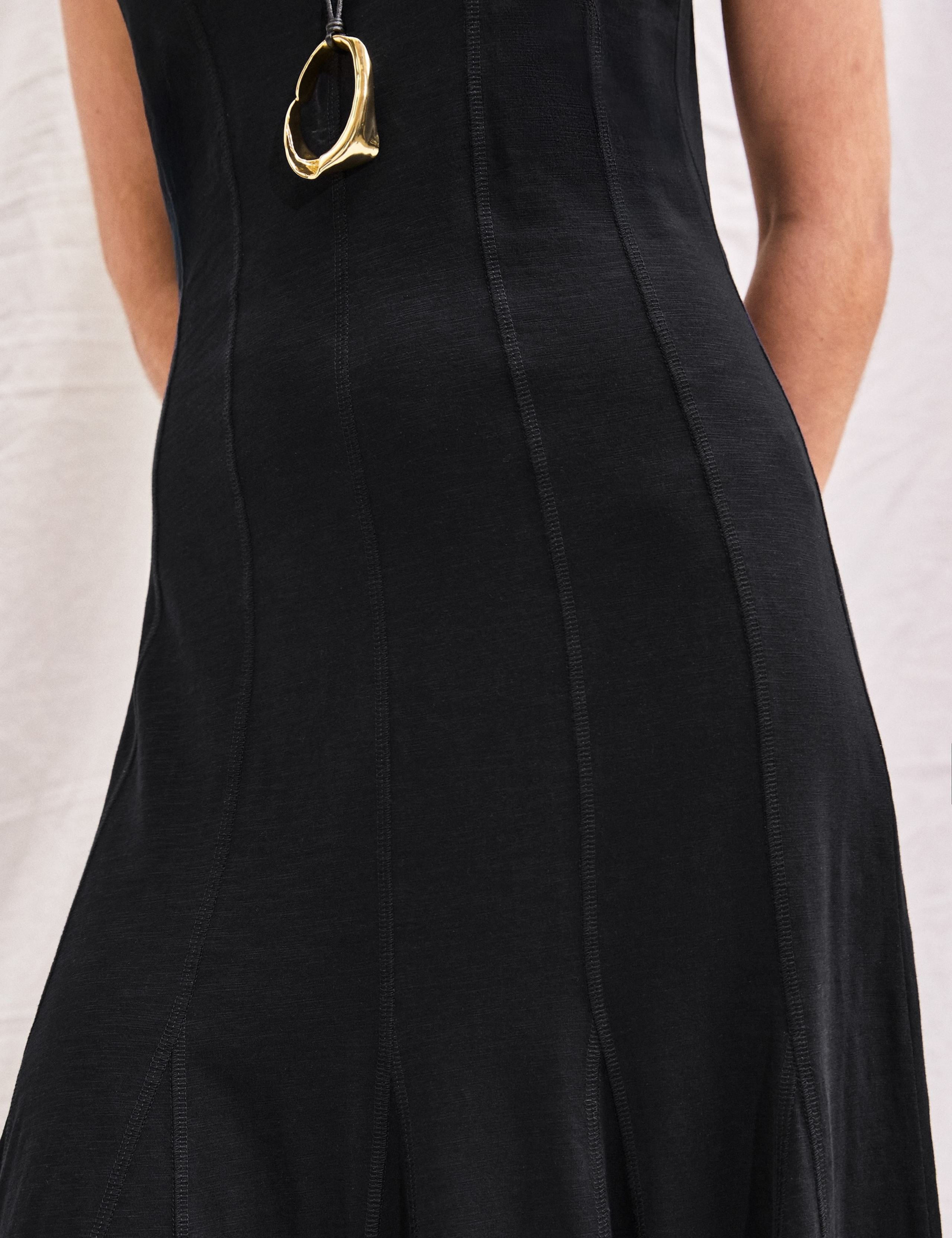 Pure Cotton Jersey Midaxi Skater Dress 4 of 6