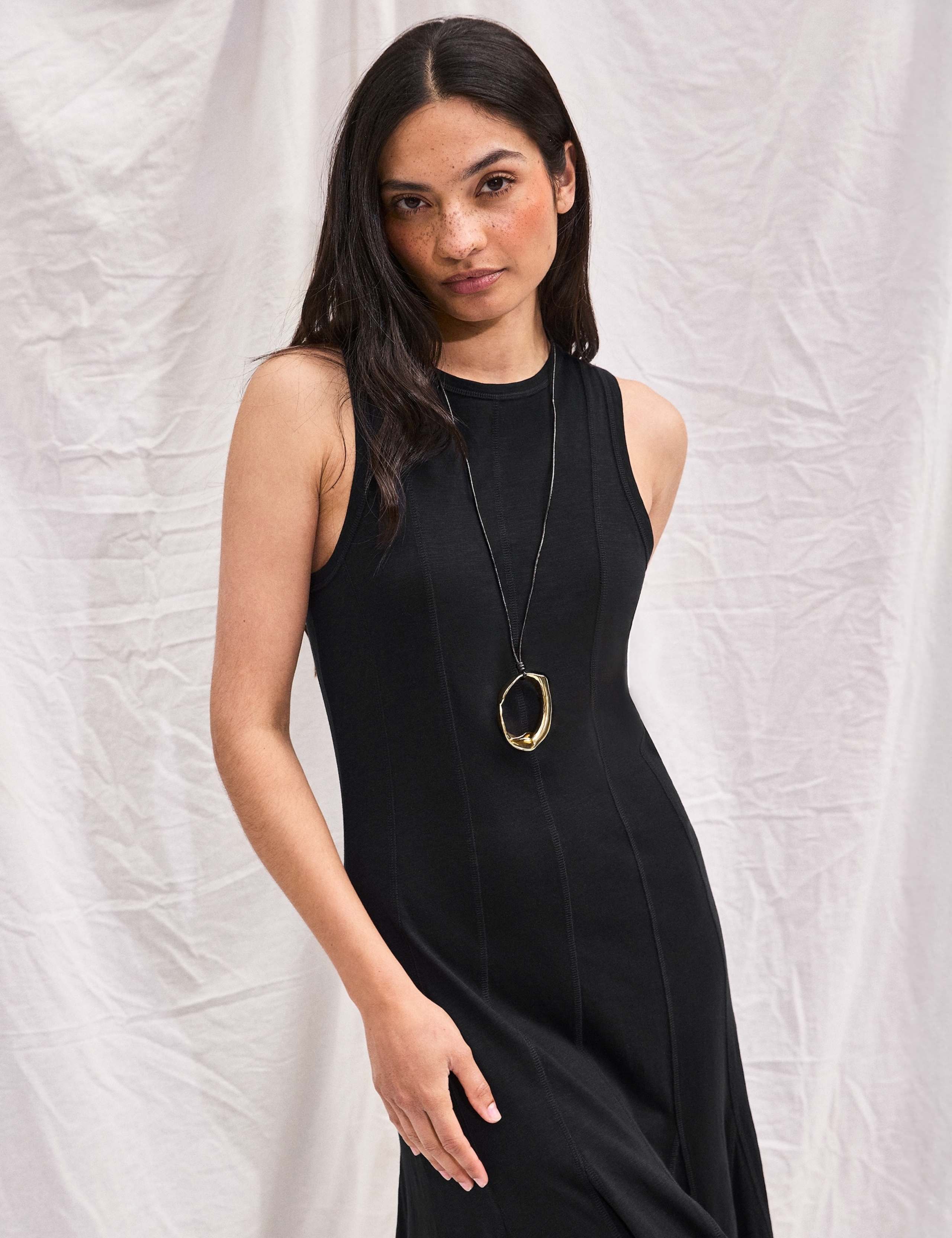 Pure Cotton Jersey Midaxi Skater Dress 5 of 6