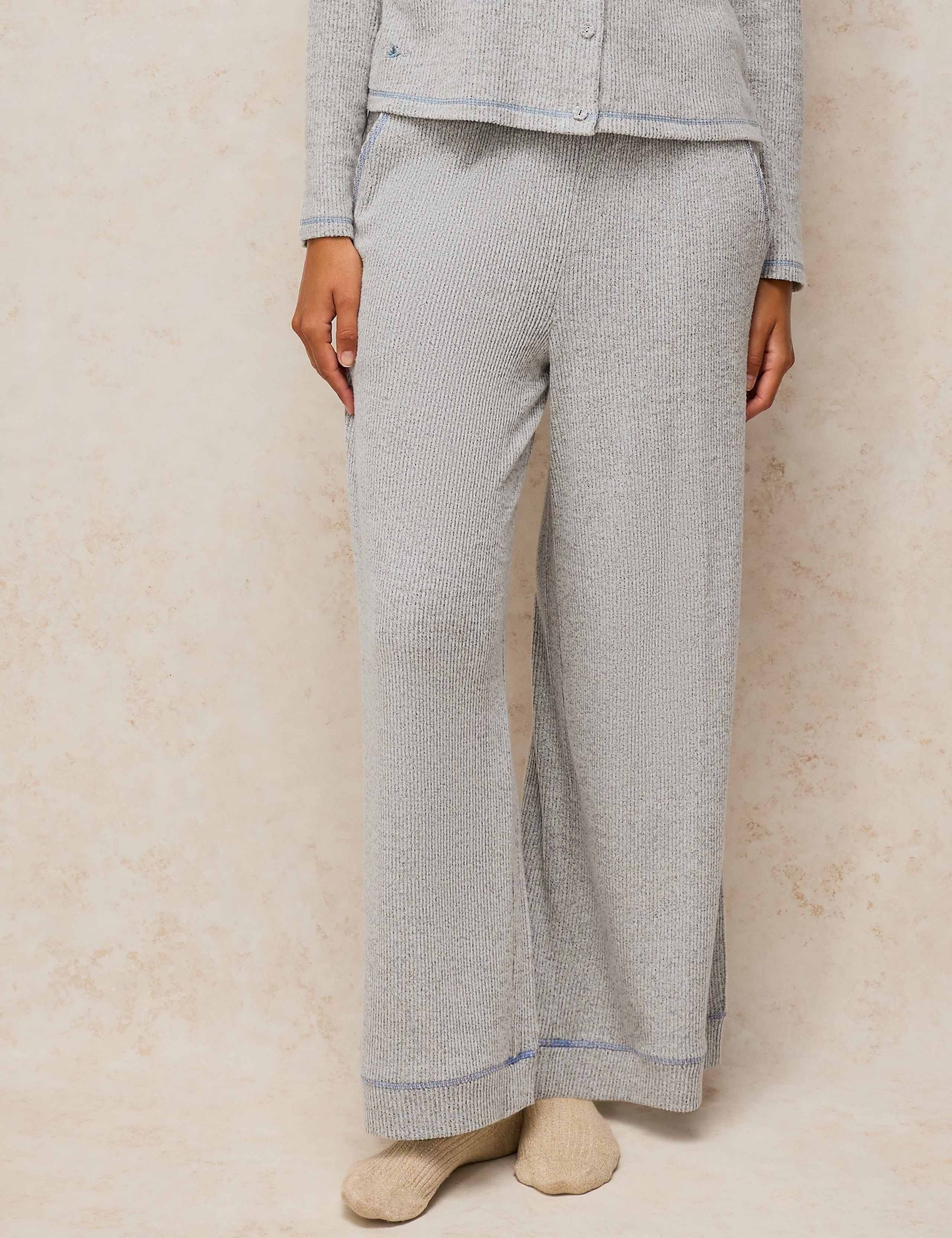 Cosy Ribbed Pyjama Bottoms 3 of 6