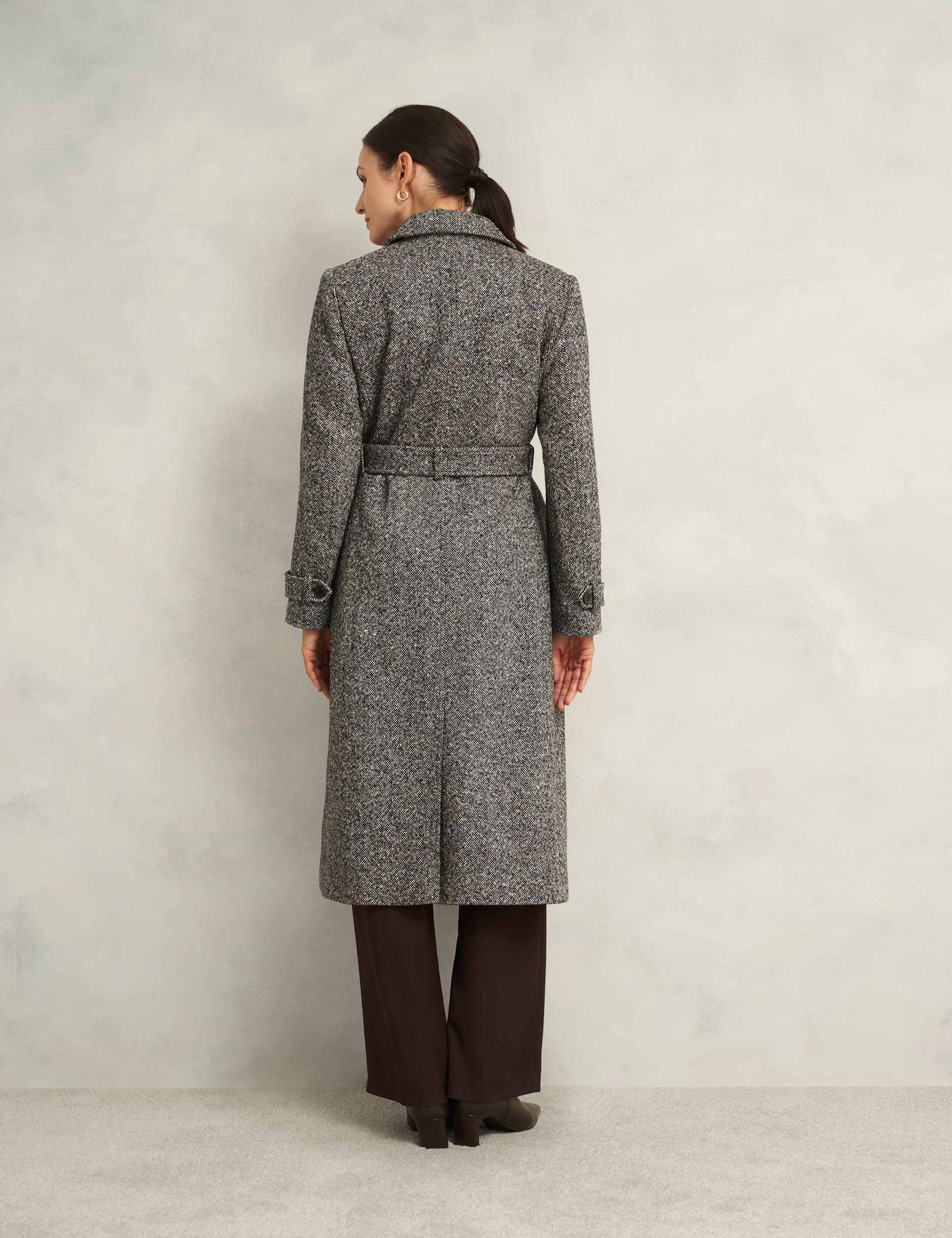 Wool Rich Textured Trench Coat 4 of 7