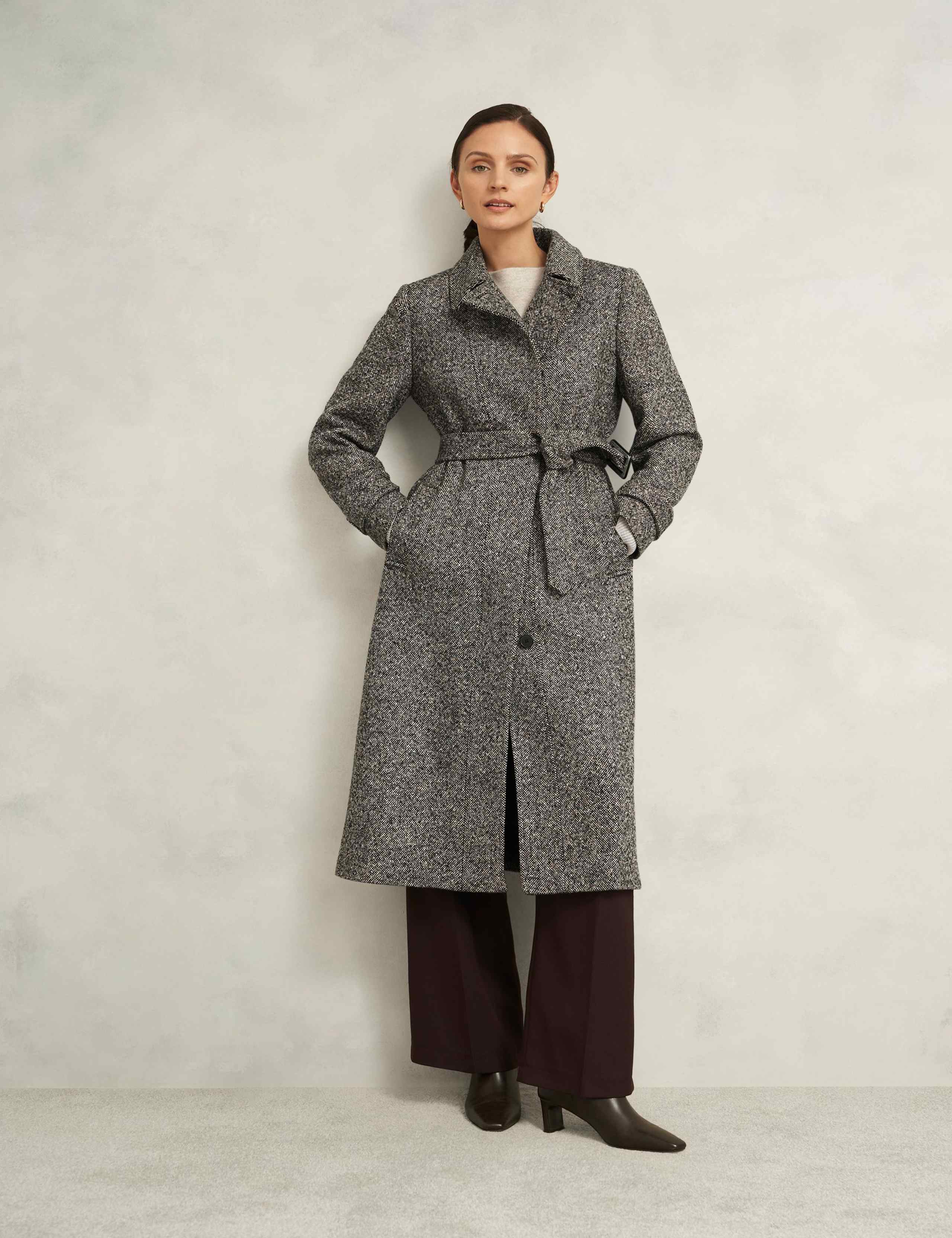 Wool Rich Textured Trench Coat 7 of 7