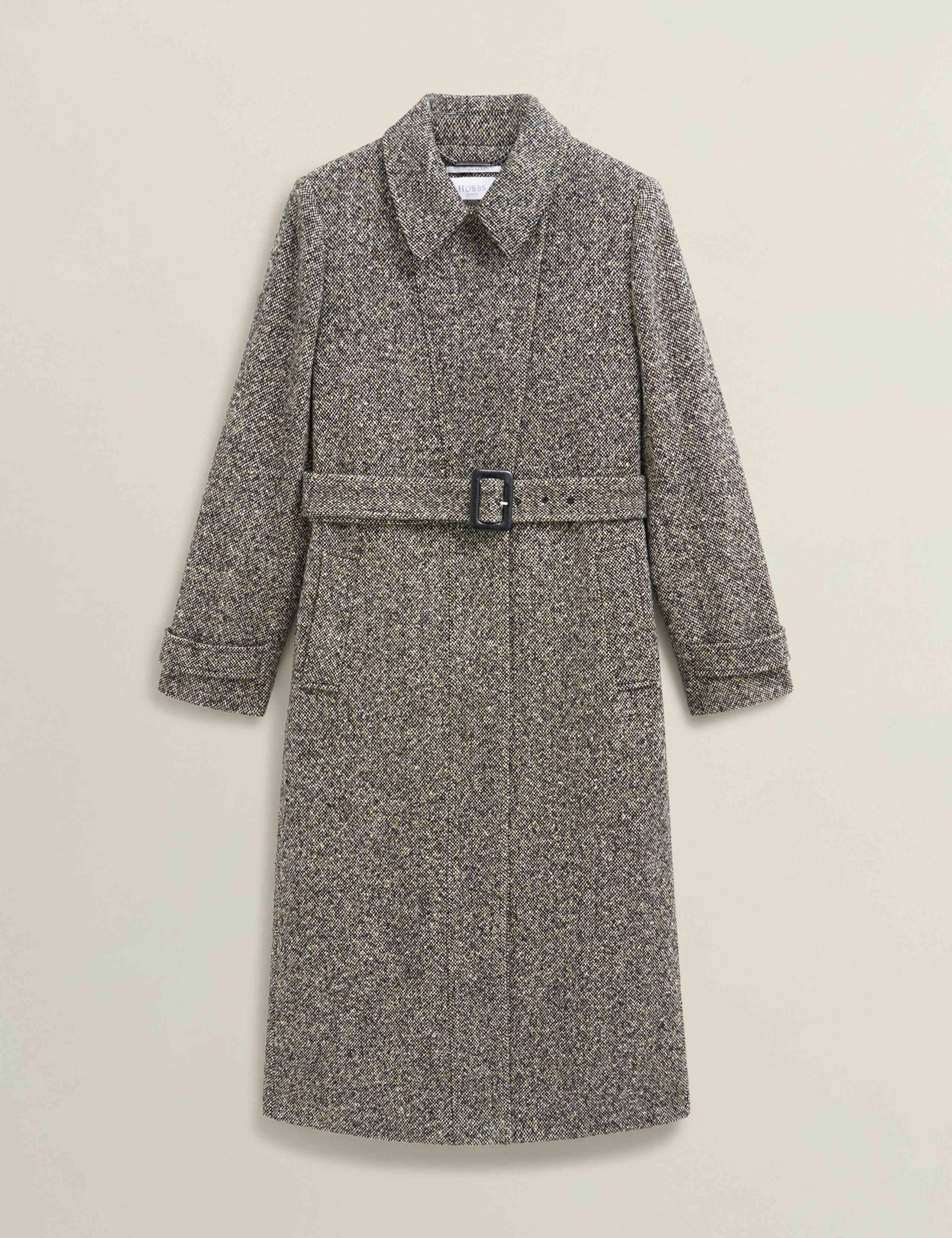 Wool Rich Textured Trench Coat 2 of 7