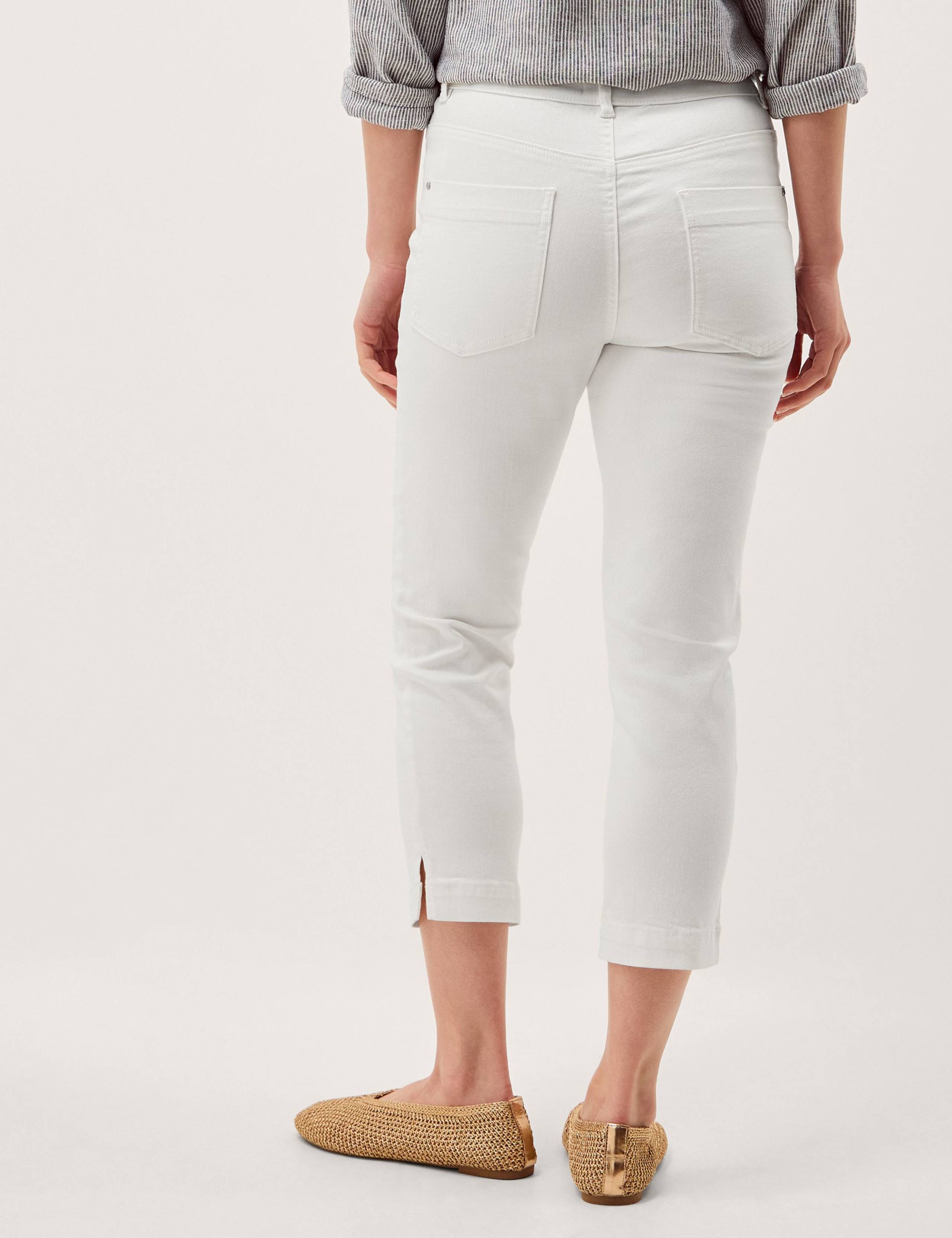 Mid Rise Slim Fit Cropped Jeans 3 of 5