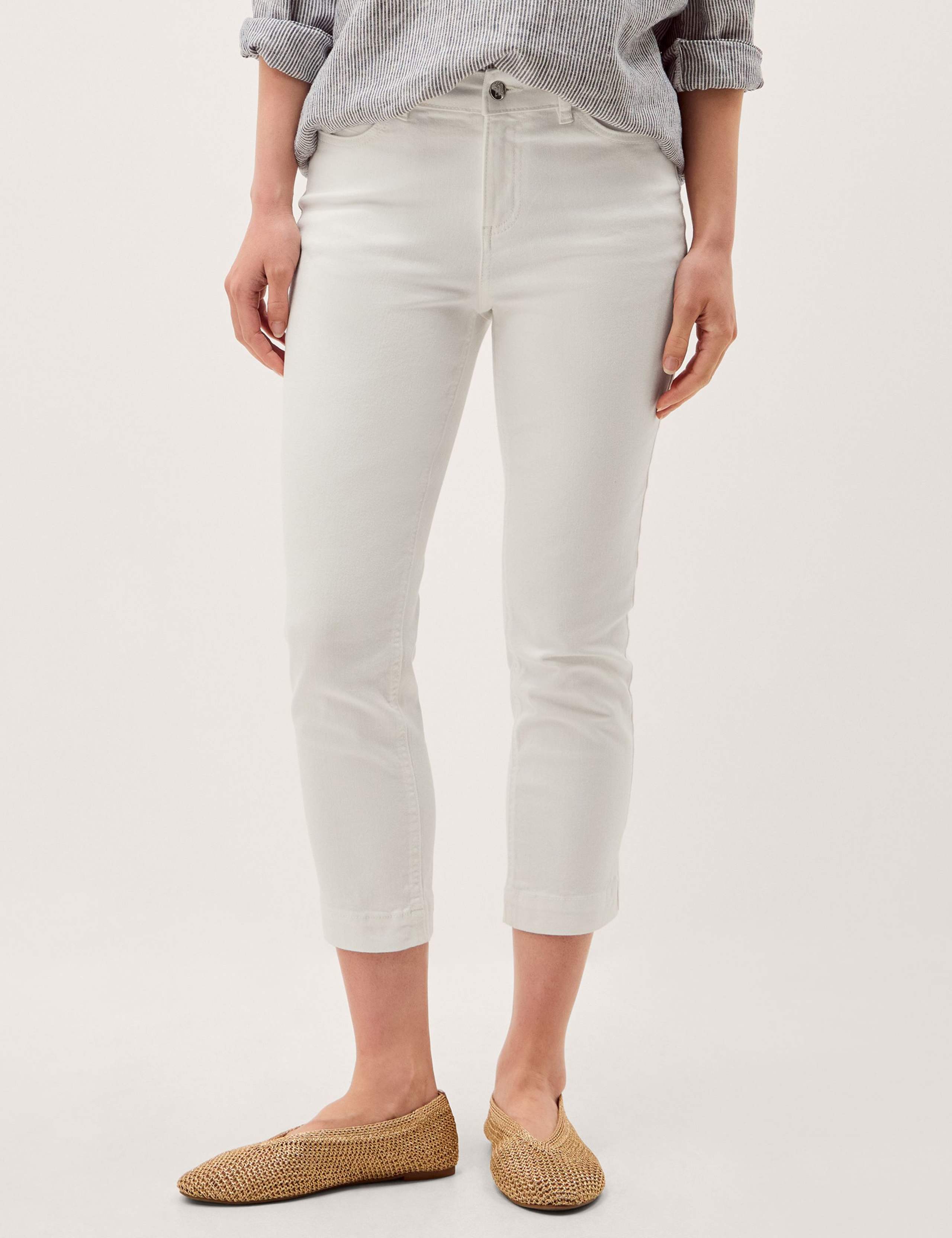 Mid Rise Slim Fit Cropped Jeans 4 of 5
