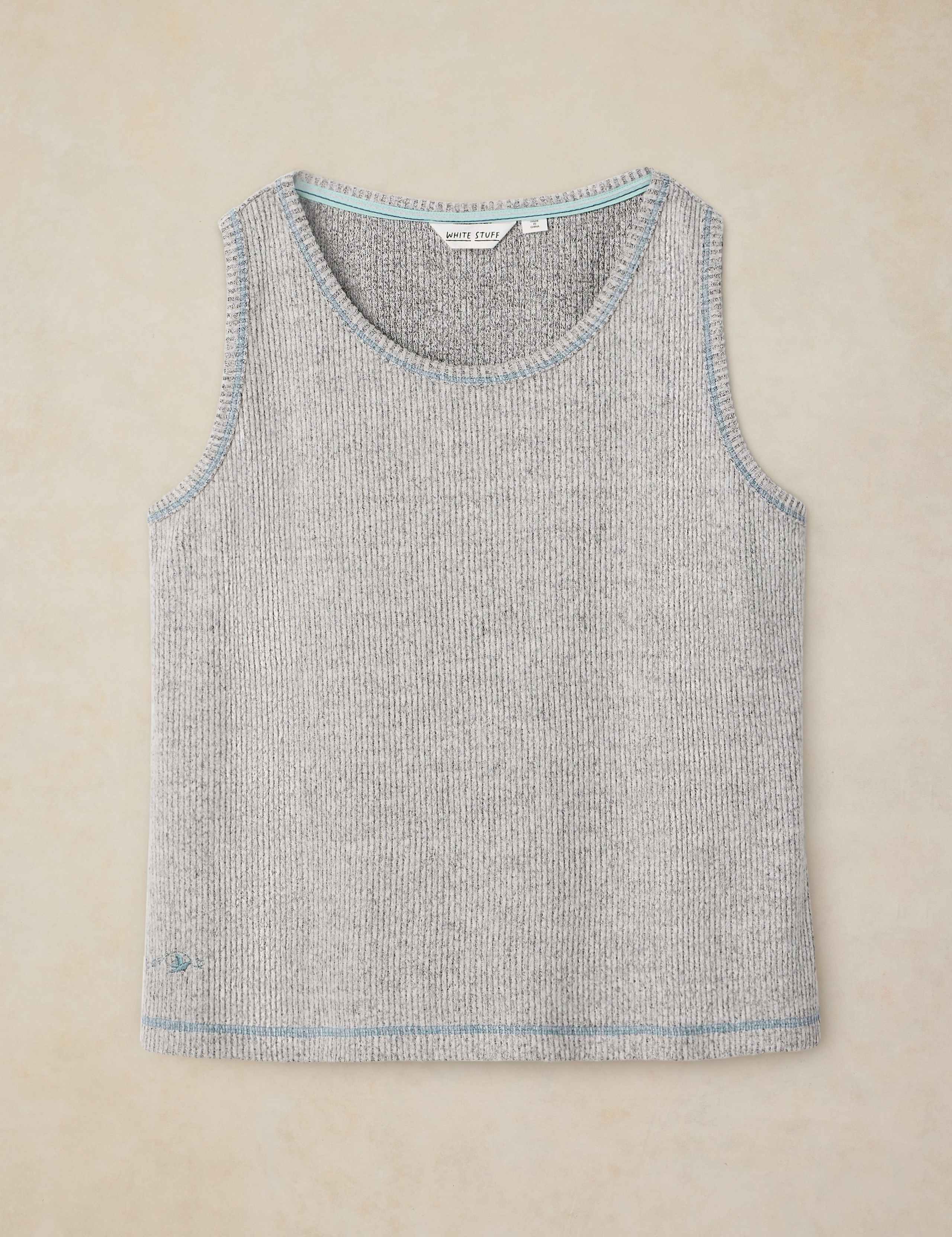 Cosy Ribbed Lounge Vest 2 of 6