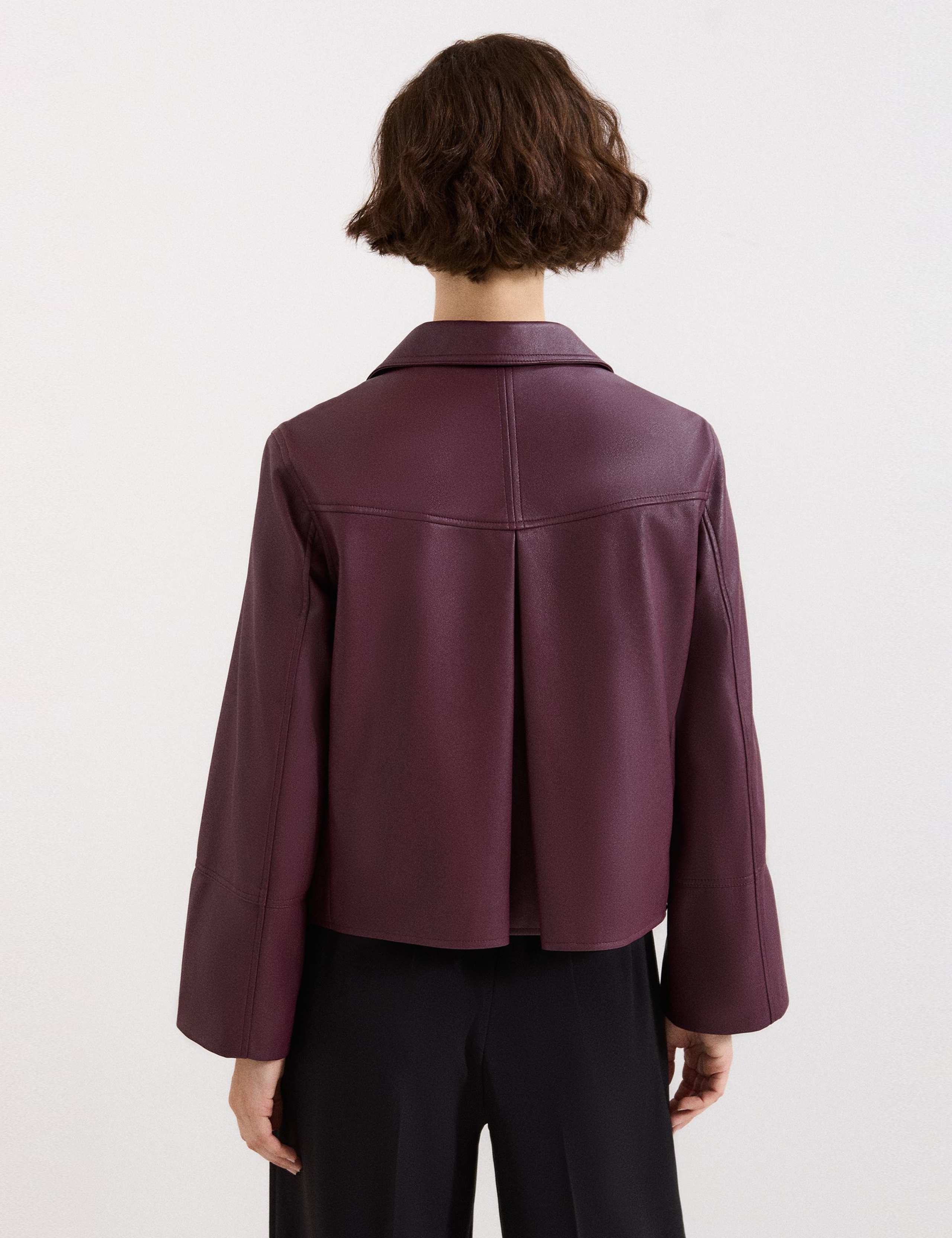 Faux Leather Jacket 5 of 8