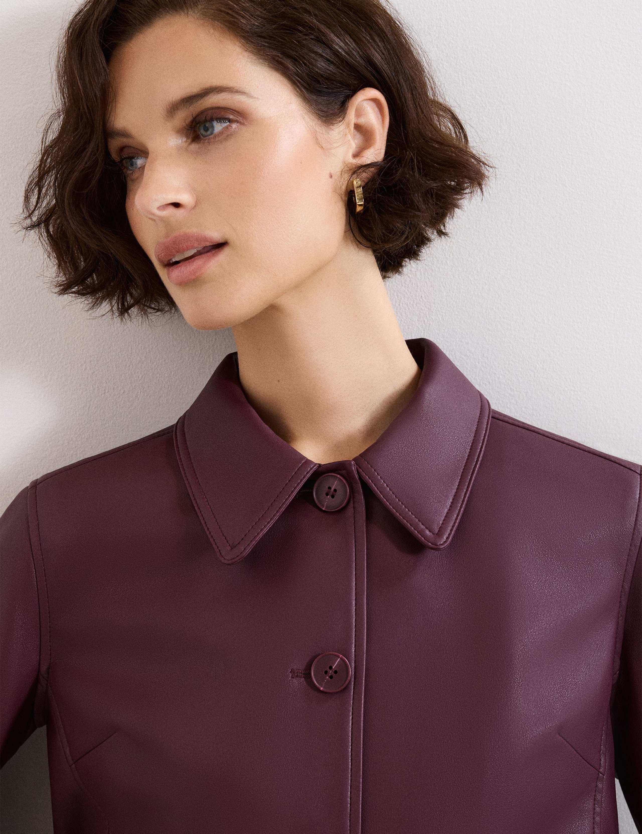 Faux Leather Jacket 6 of 8