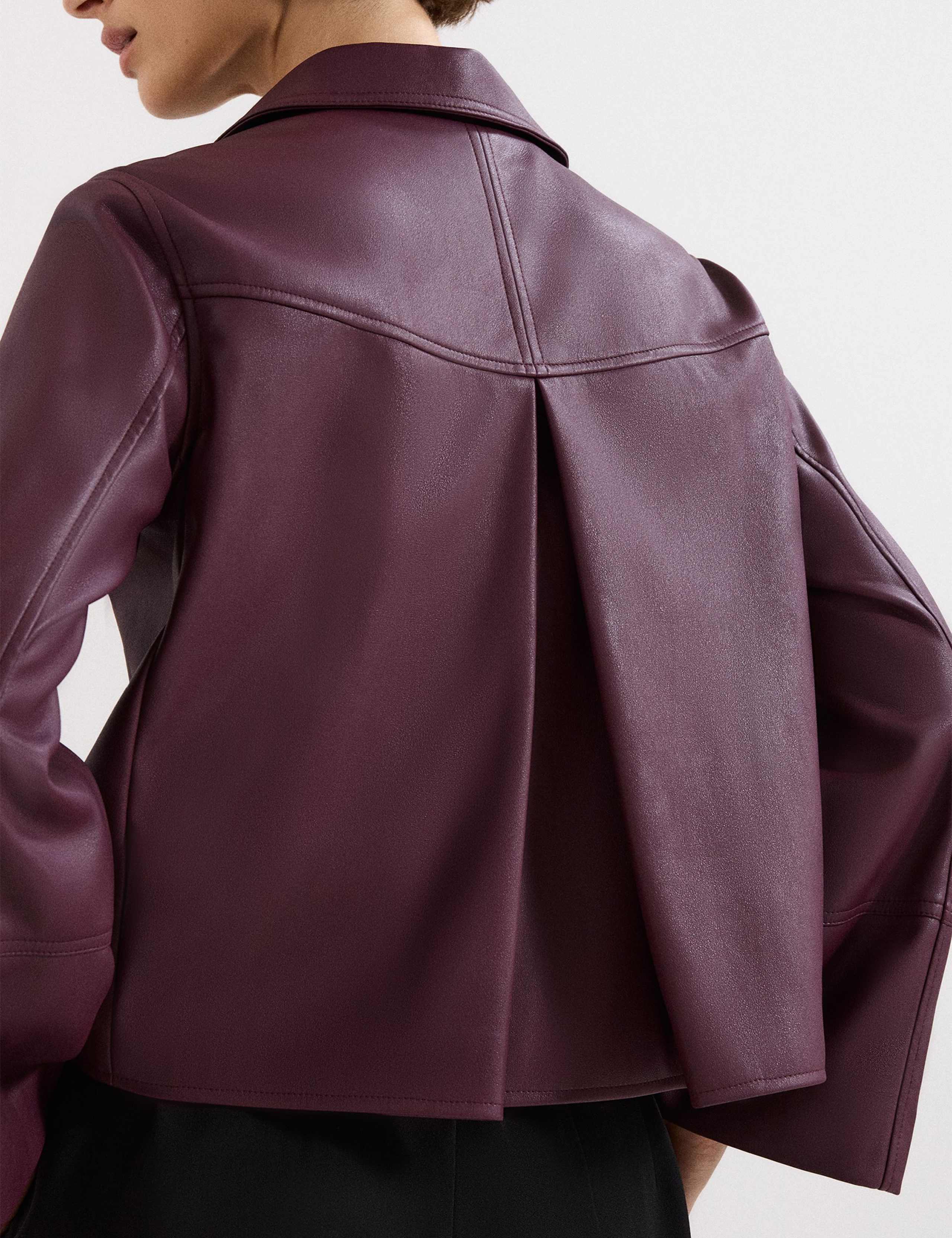 Faux Leather Jacket 8 of 8
