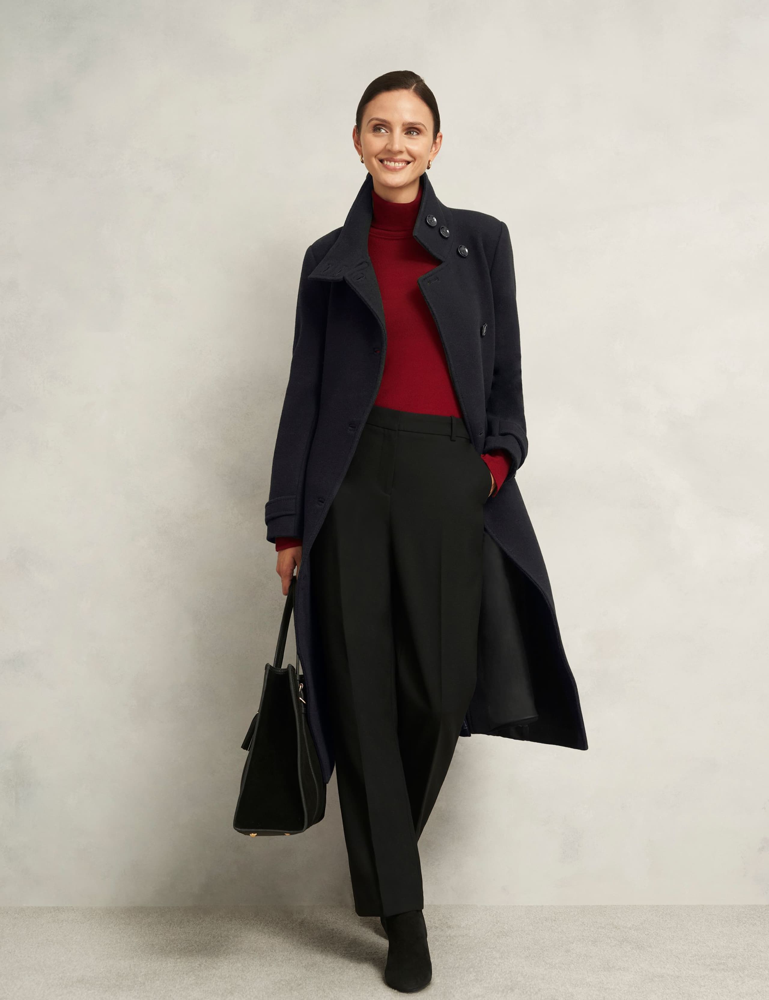 Wool Rich Longline Trench Coat 3 of 7