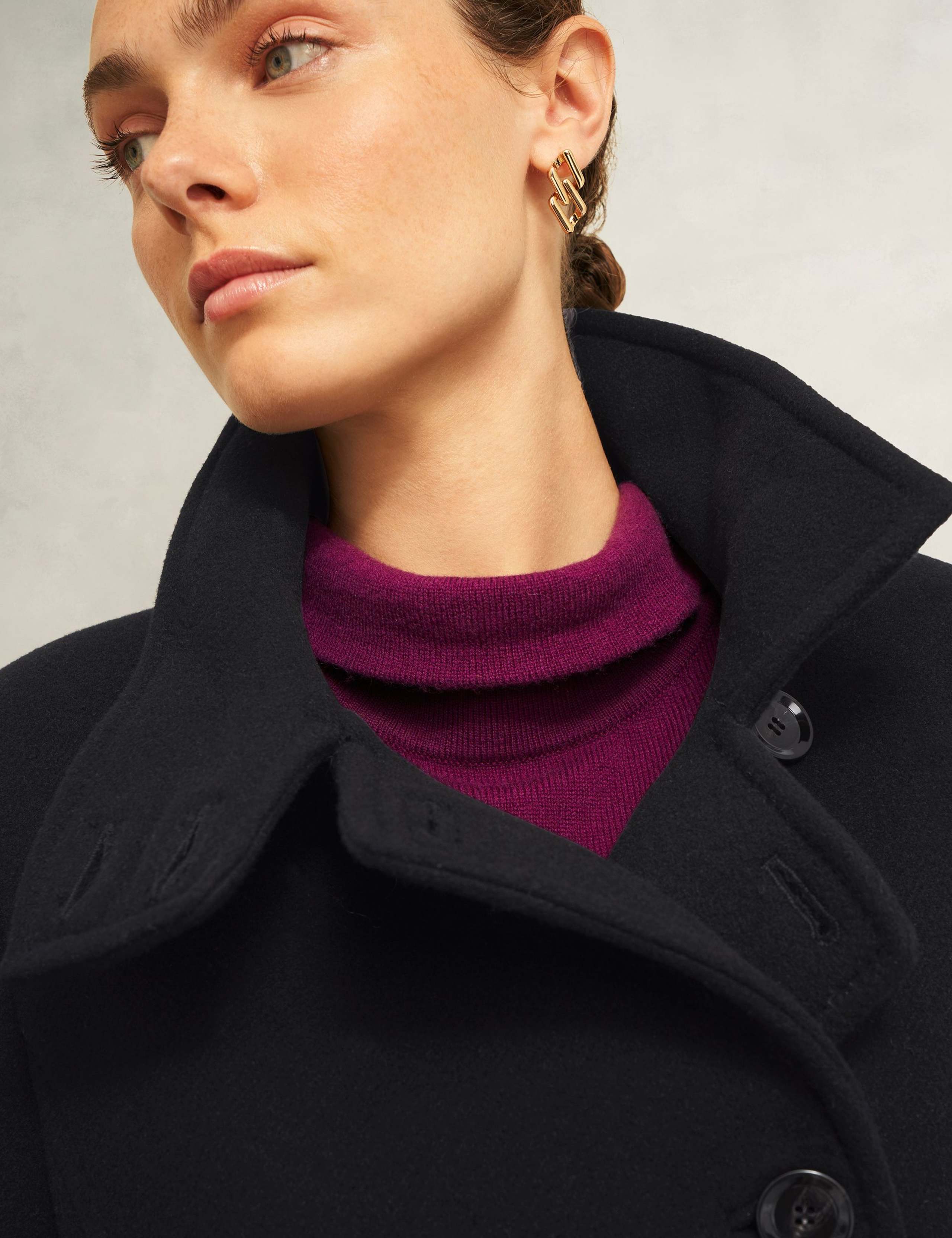 Wool Rich Longline Trench Coat 6 of 7