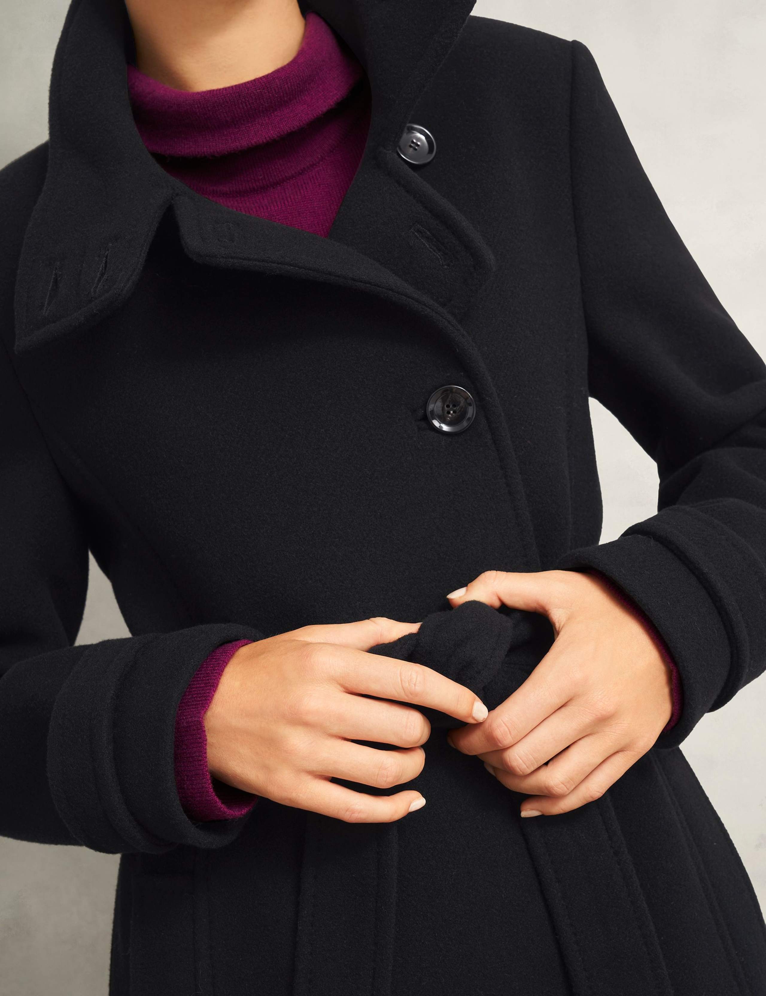 Wool Rich Longline Trench Coat 7 of 7