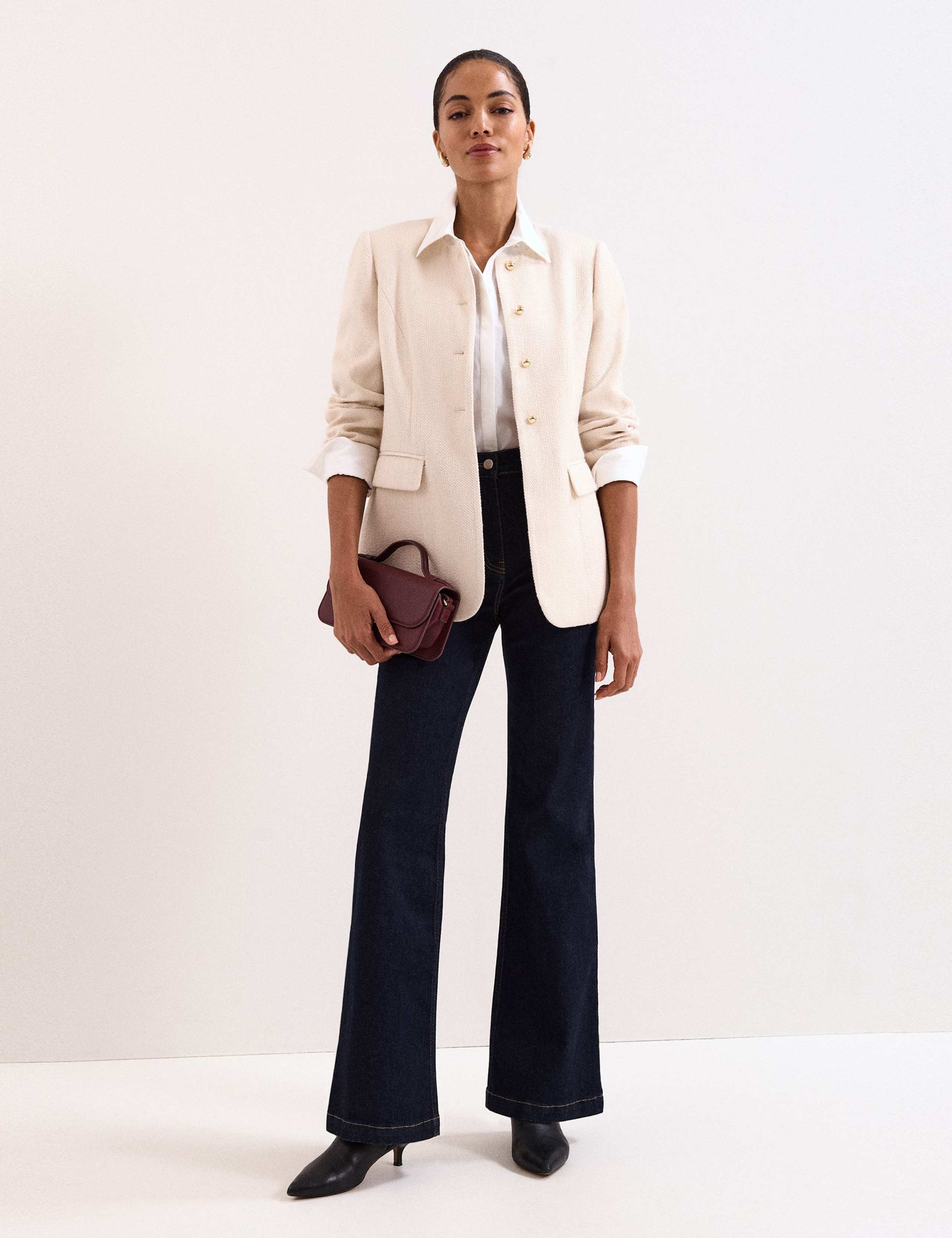 Mid Rise Bootcut Jeans 3 of 7