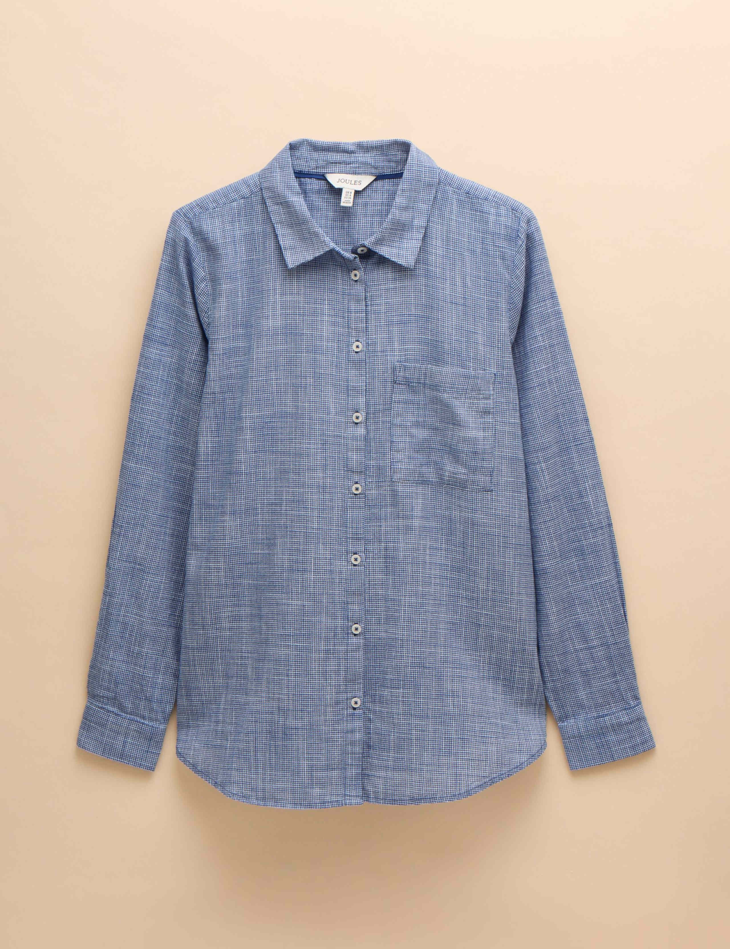 Pure Cotton Checked Button Through Shirt 7 of 7