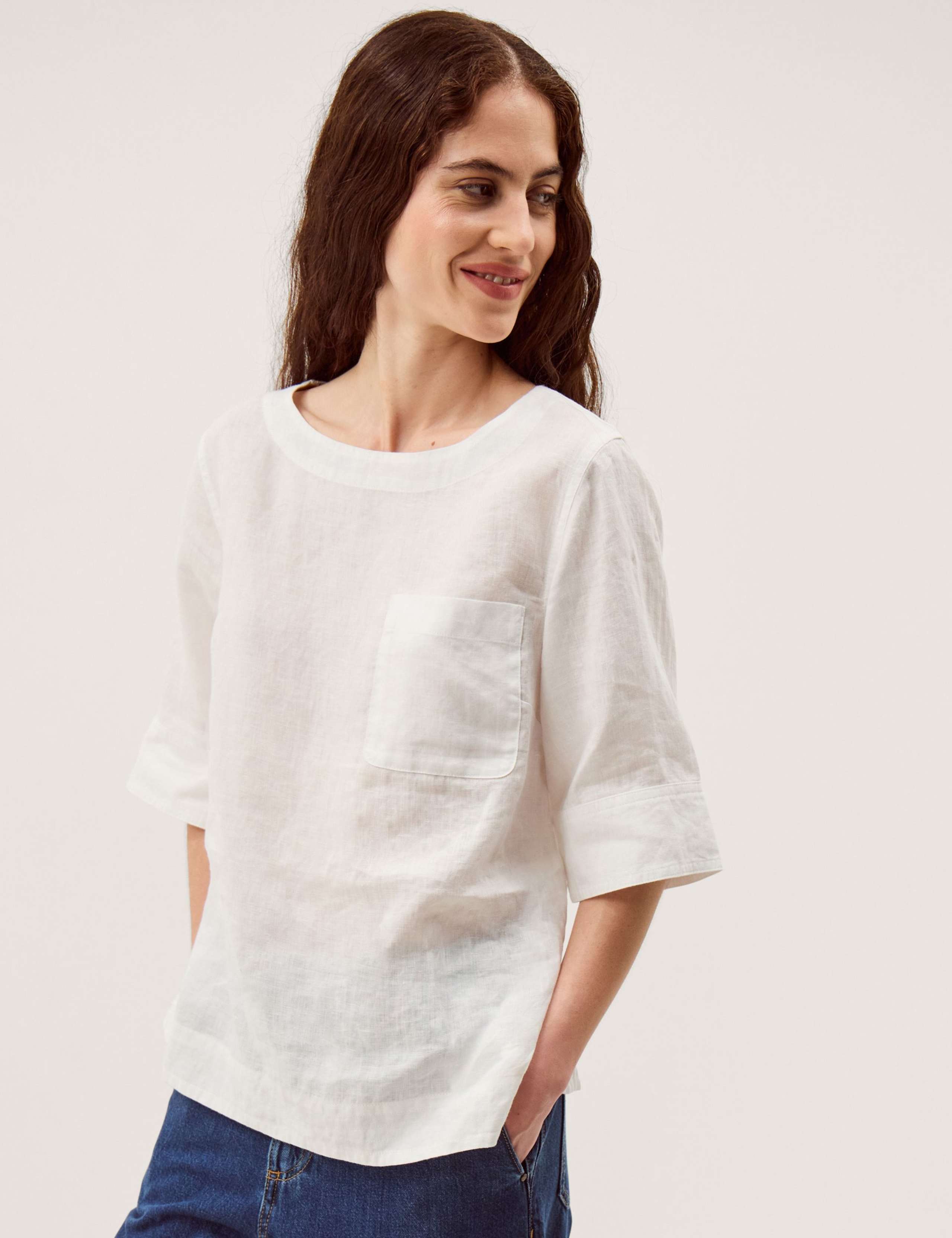 Pure Linen Top 1 of 5