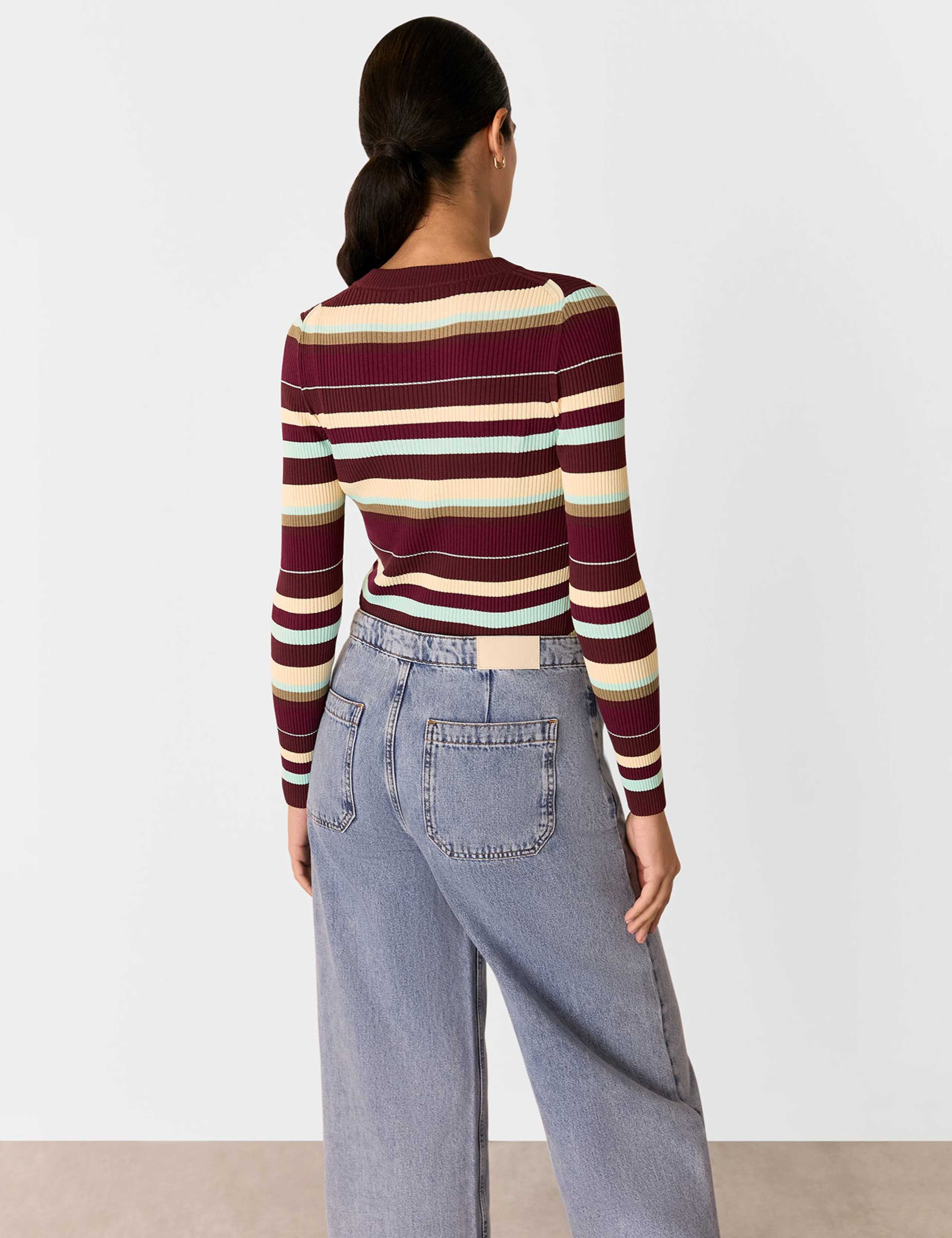 Striped Crew Neck Jumper 3 of 4