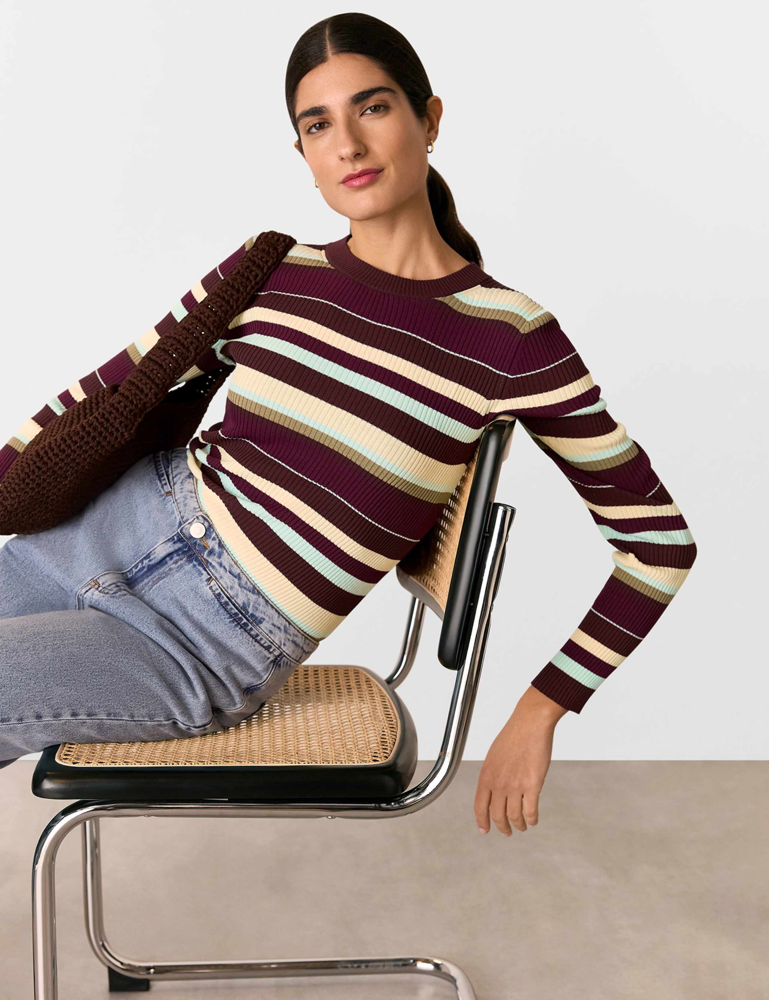 Striped Crew Neck Jumper 4 of 4
