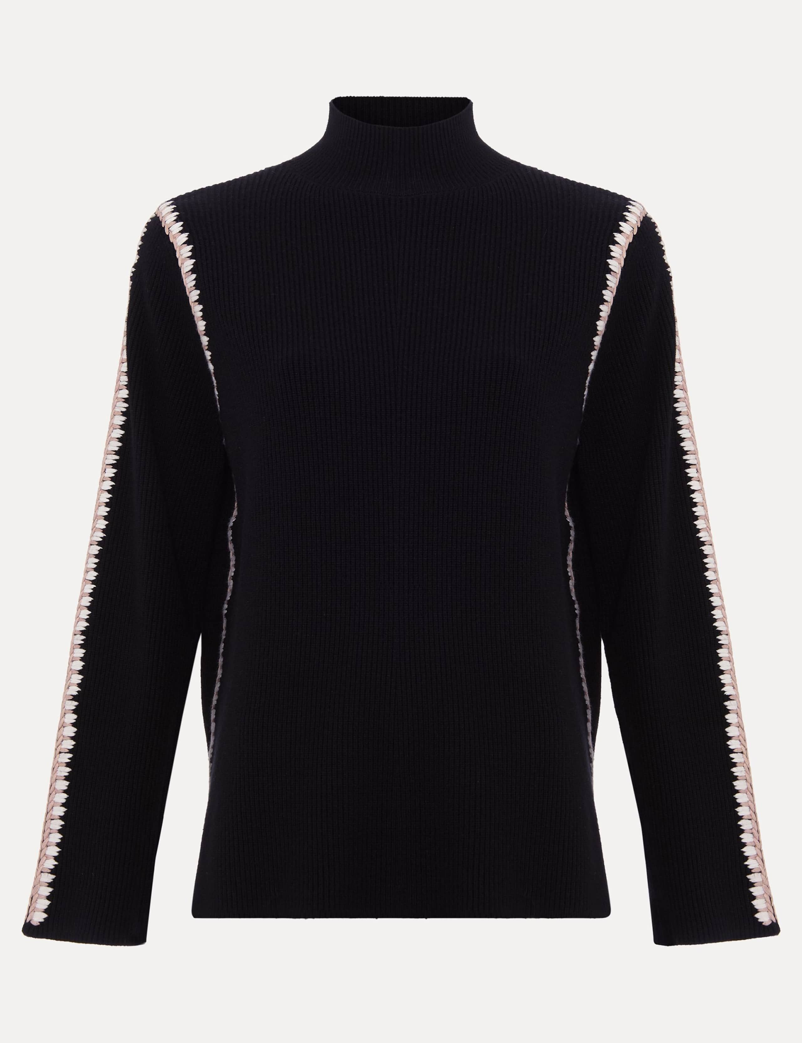 Funnel Neck Stitch Detail Jumper 2 of 8