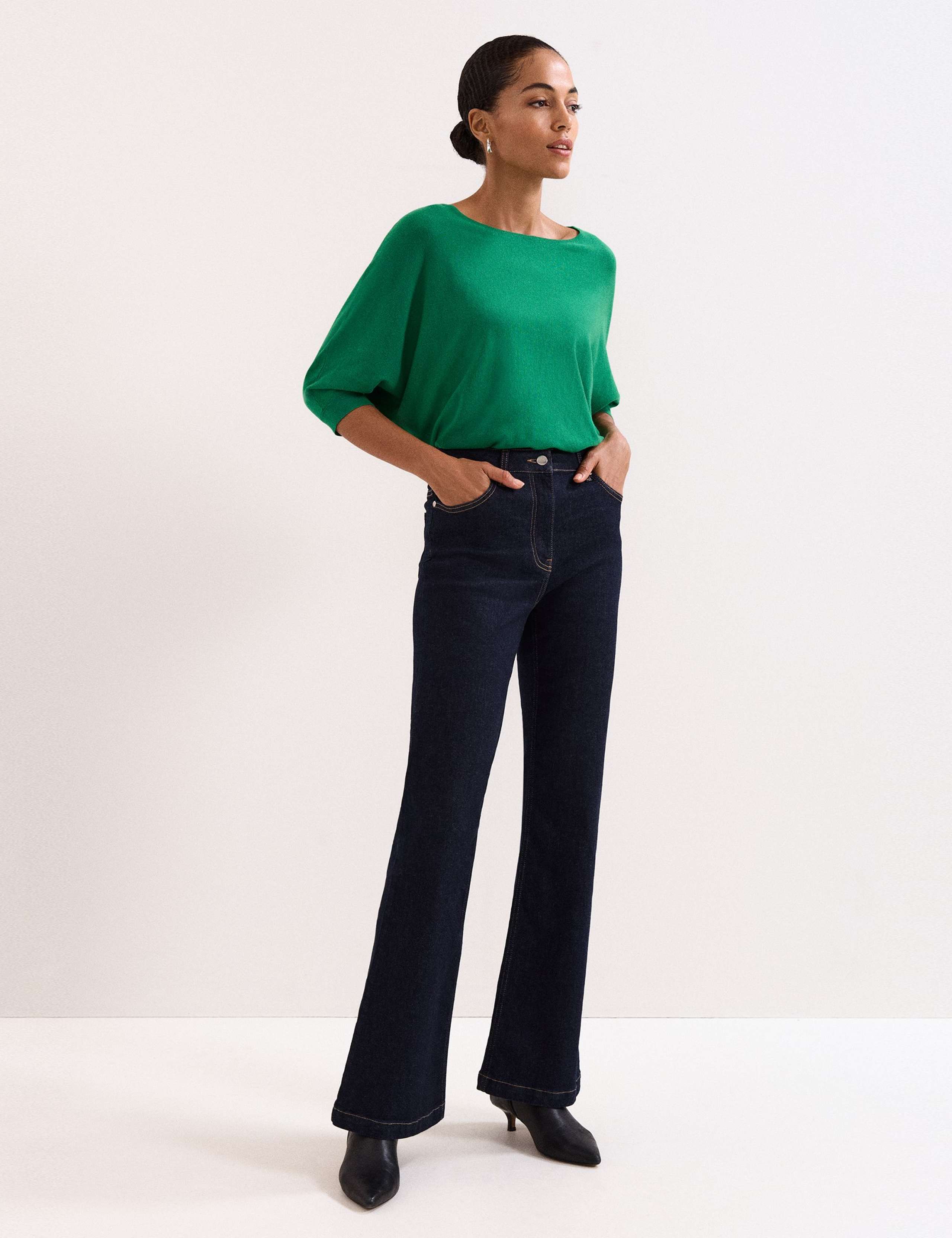 Round Neck Batwing Sleeve Jumper 3 of 6