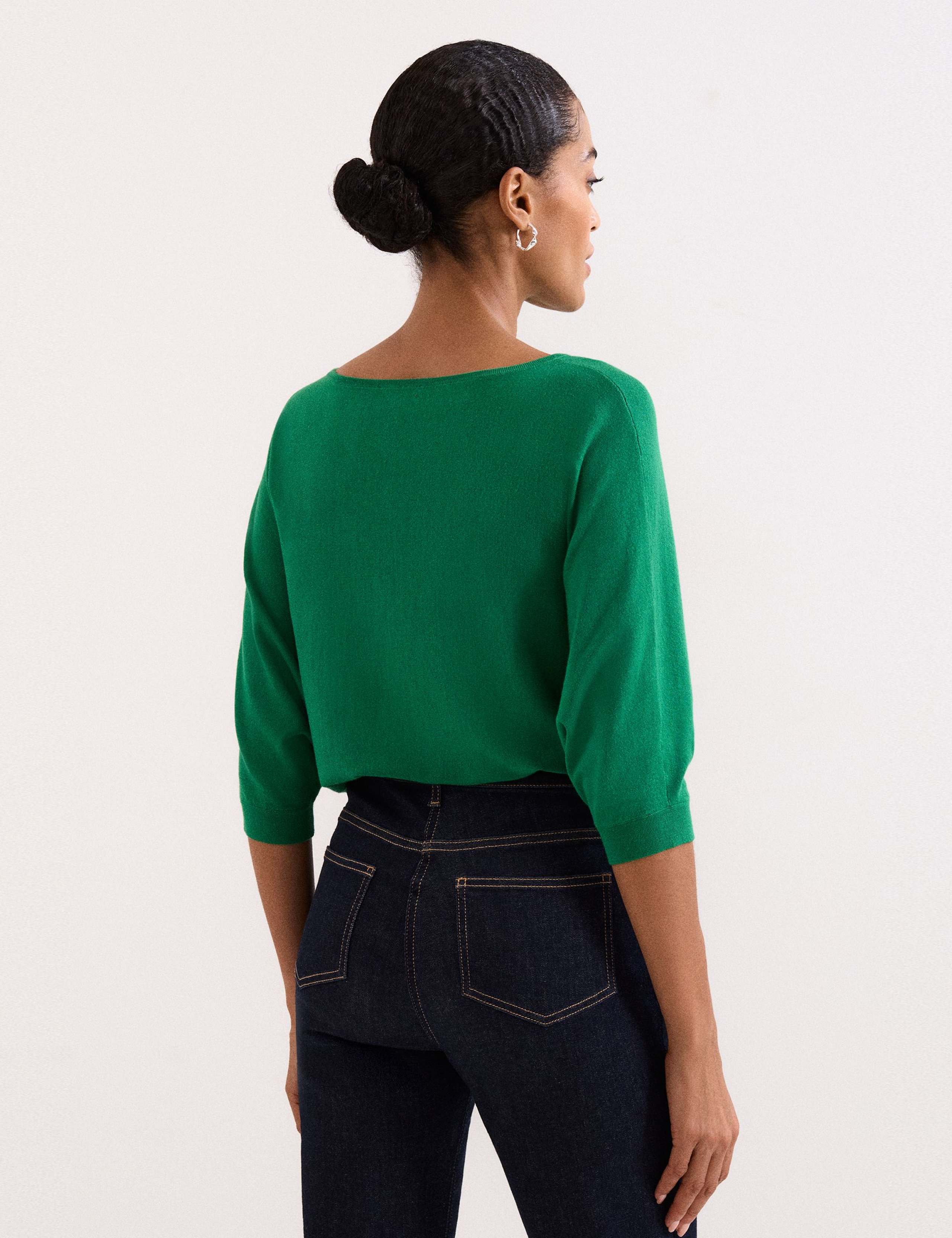 Round Neck Batwing Sleeve Jumper 4 of 6