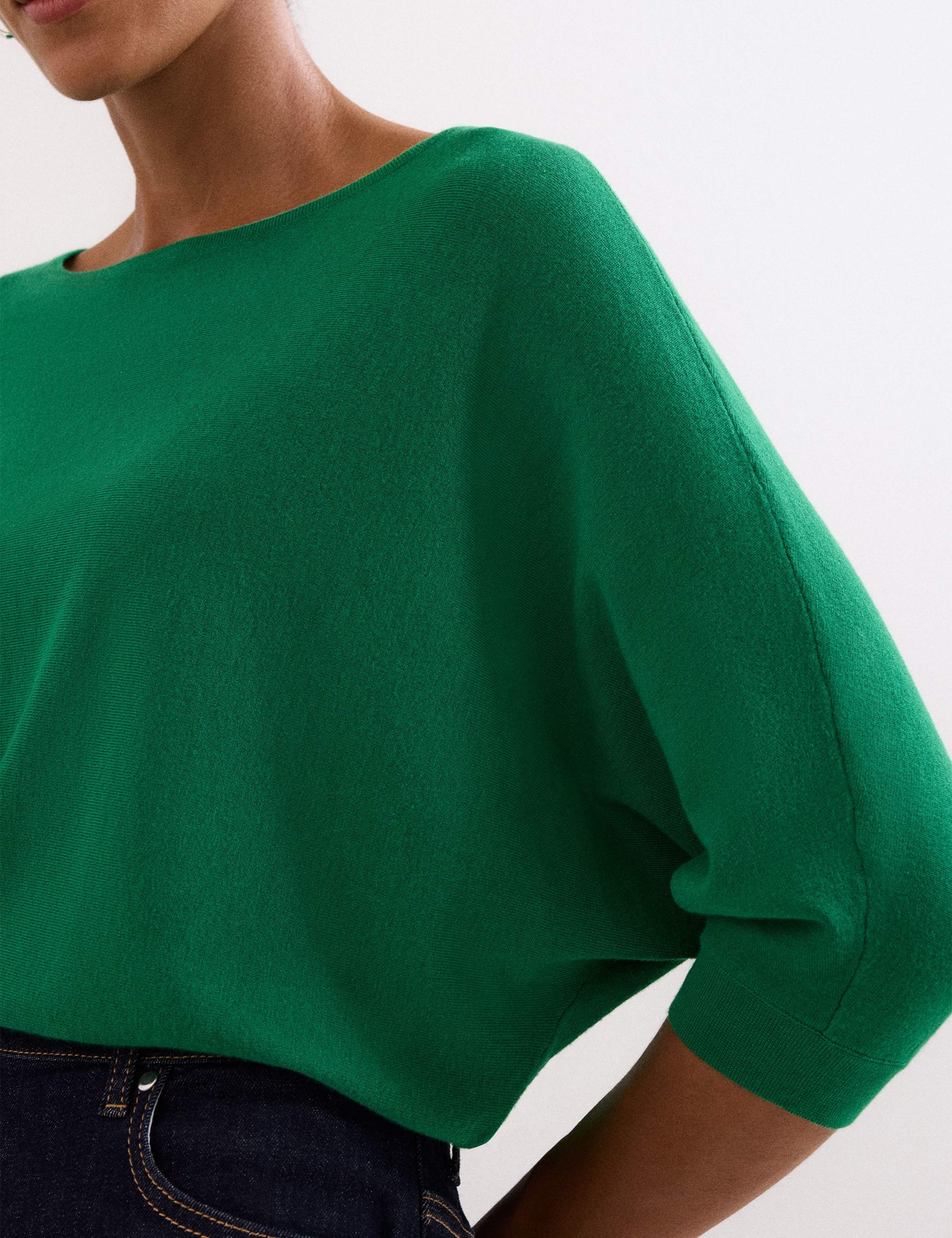 Round Neck Batwing Sleeve Jumper 6 of 6