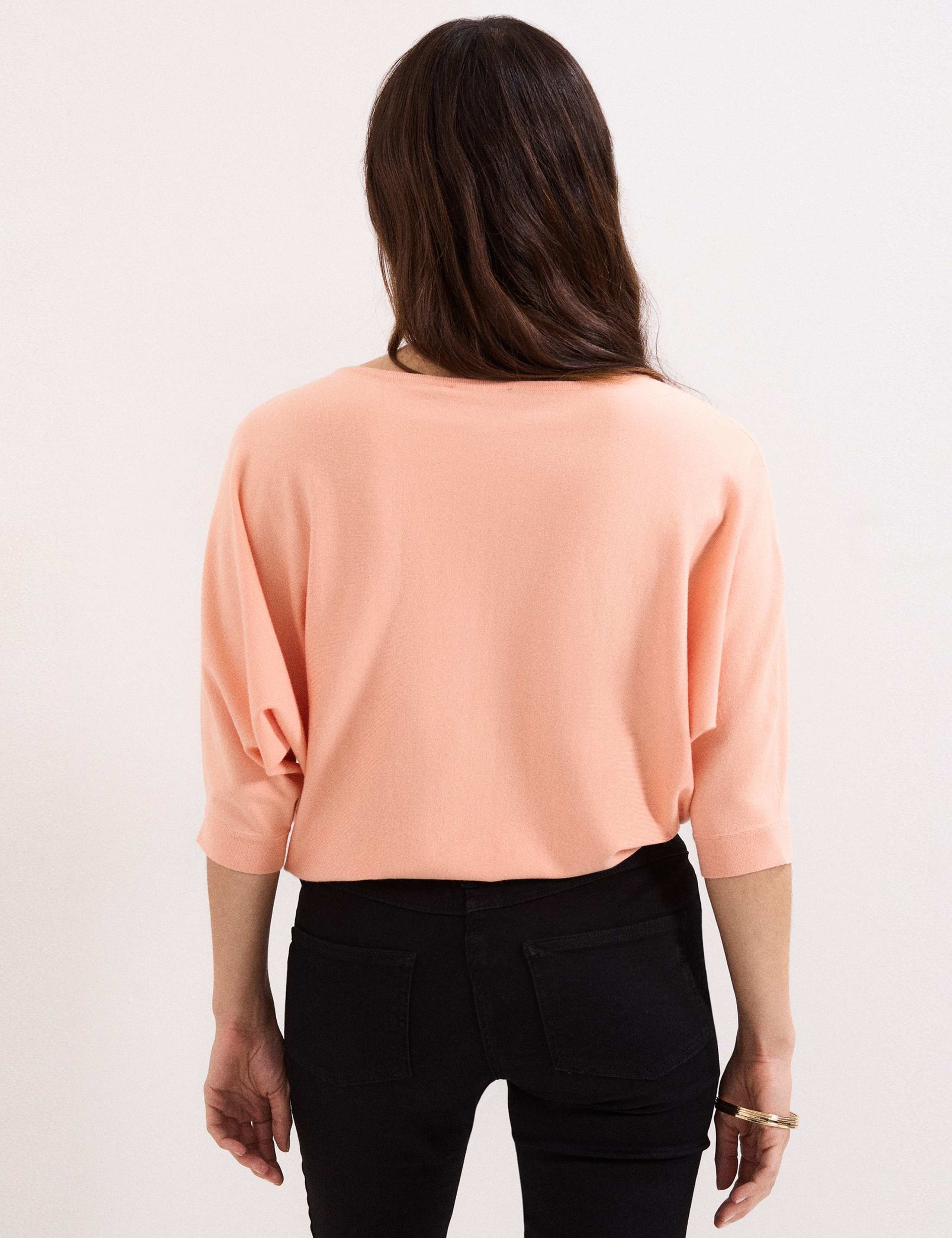 Round Neck Batwing Sleeve Jumper 4 of 4