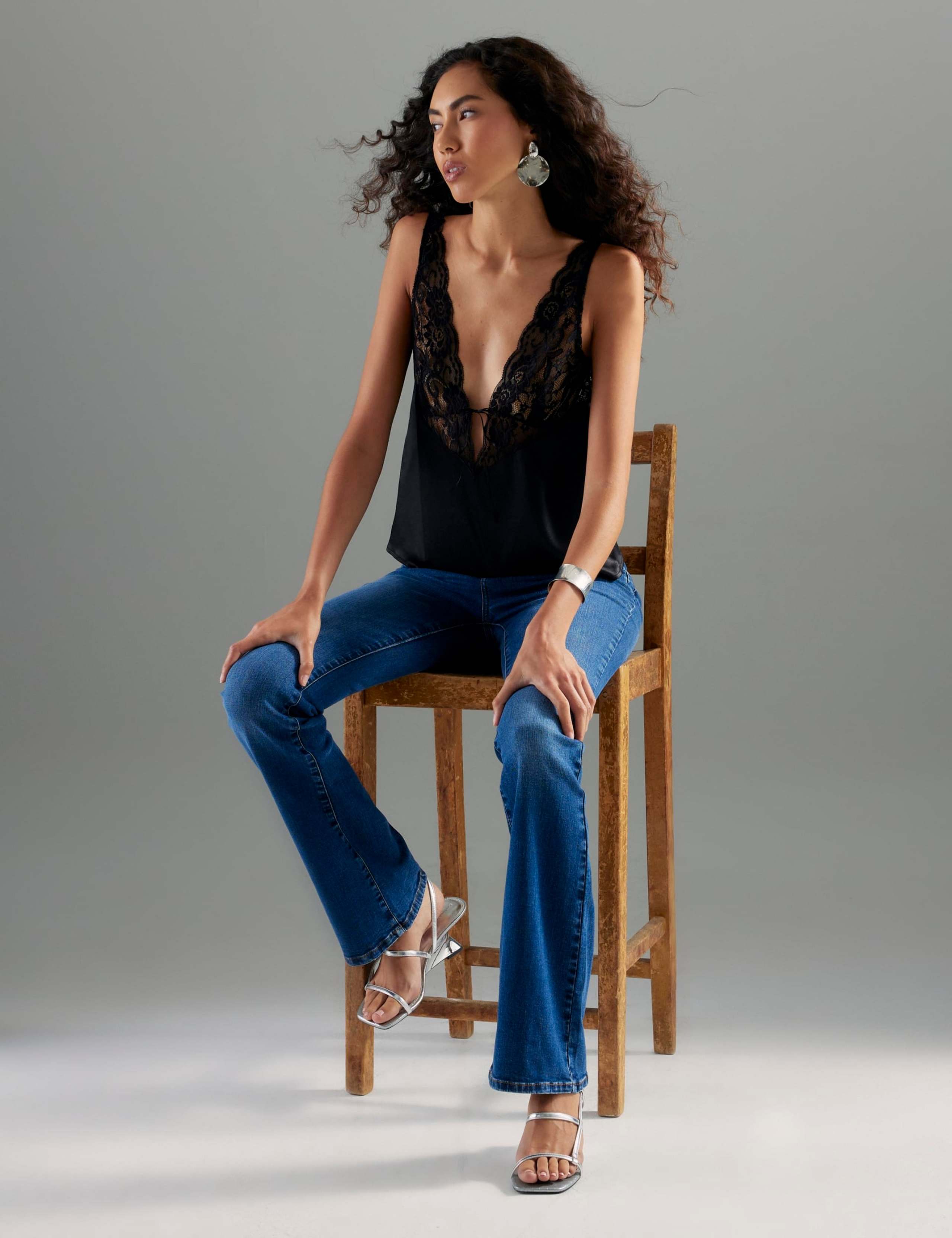 Mid Rise Bootcut Jeans 2 of 3