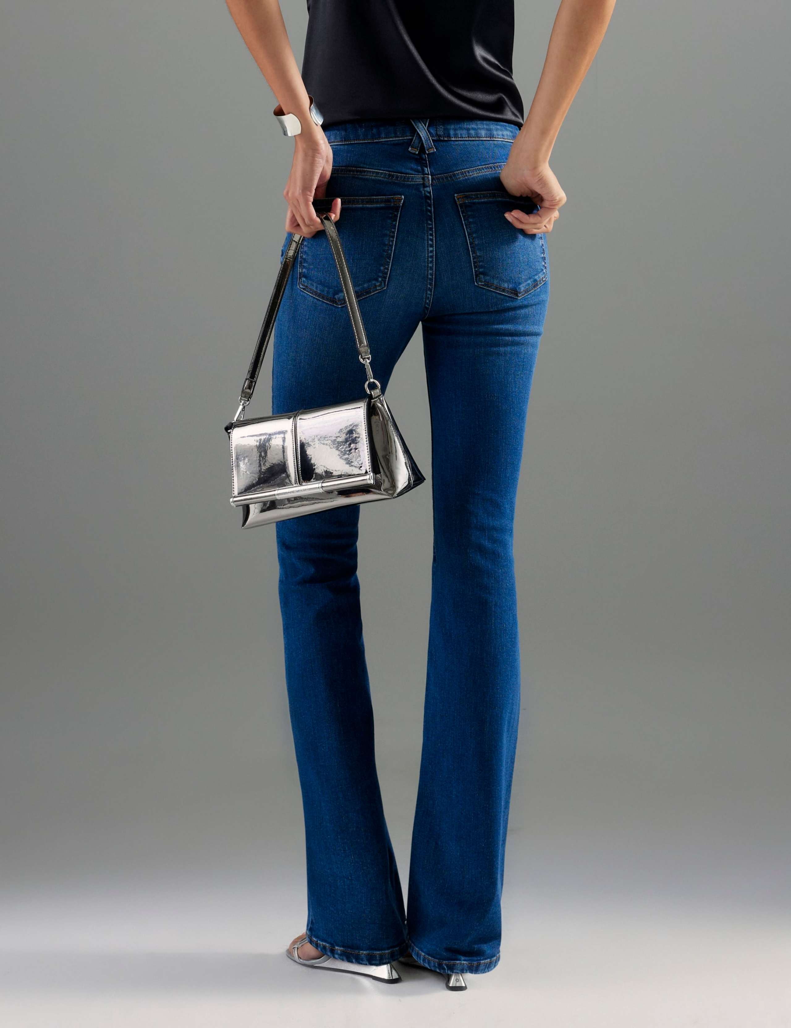 Mid Rise Bootcut Jeans 3 of 3