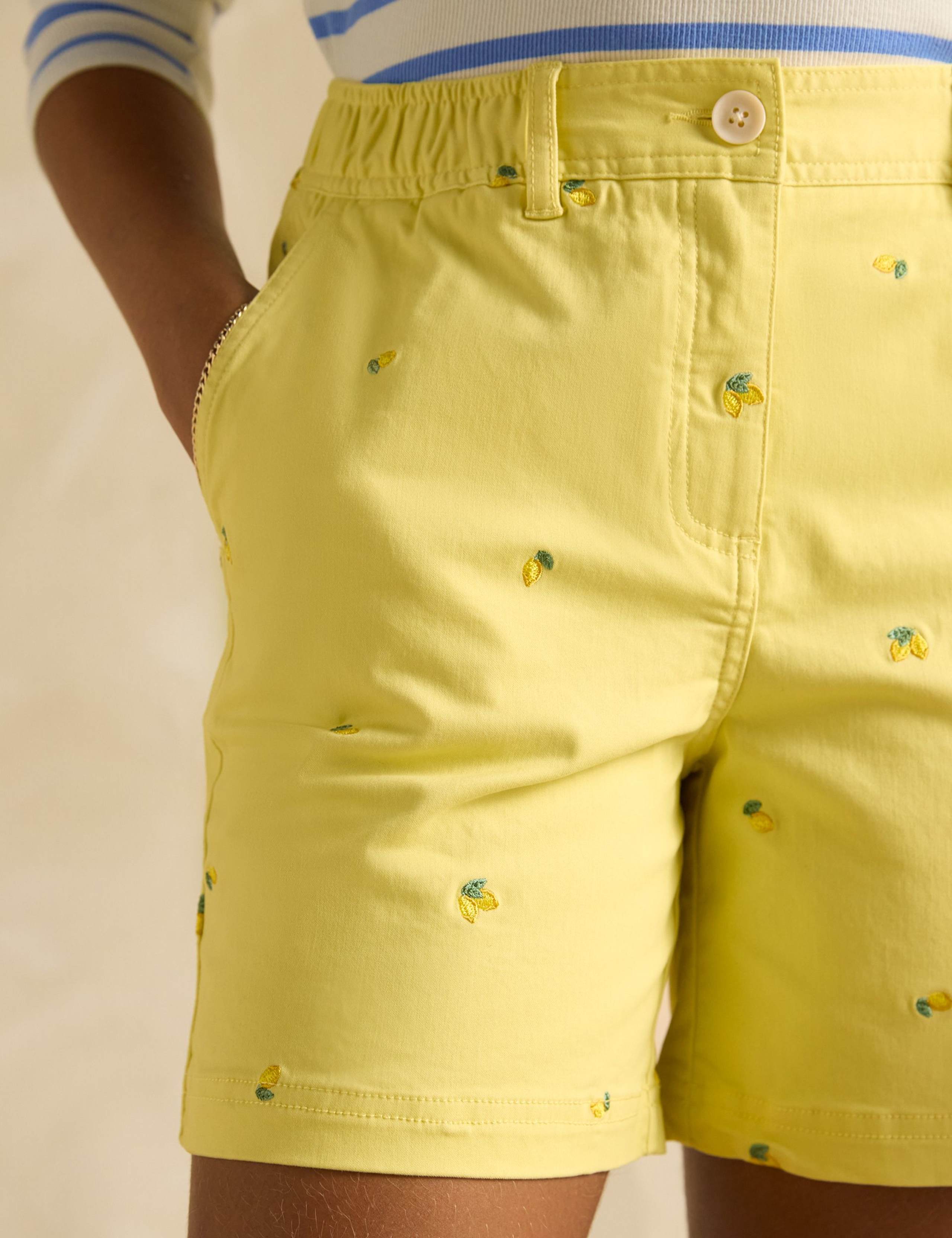 Cotton Rich Embroidered Chino Shorts 3 of 6