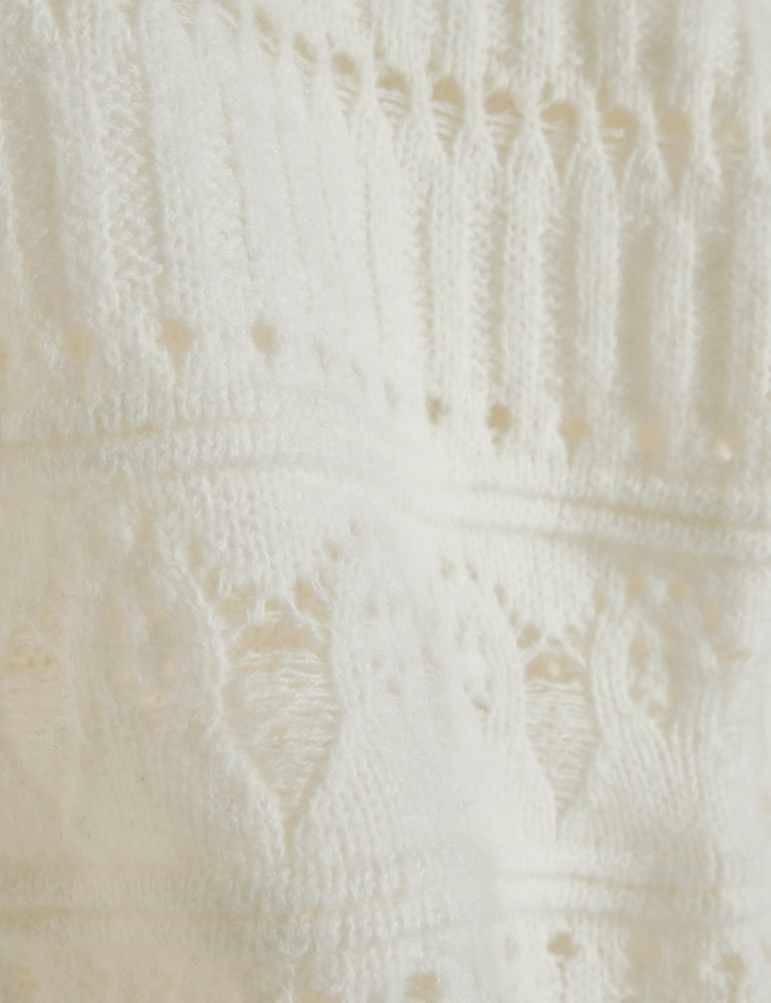 Pure Cotton Pointelle Bardot Jumper 4 of 6