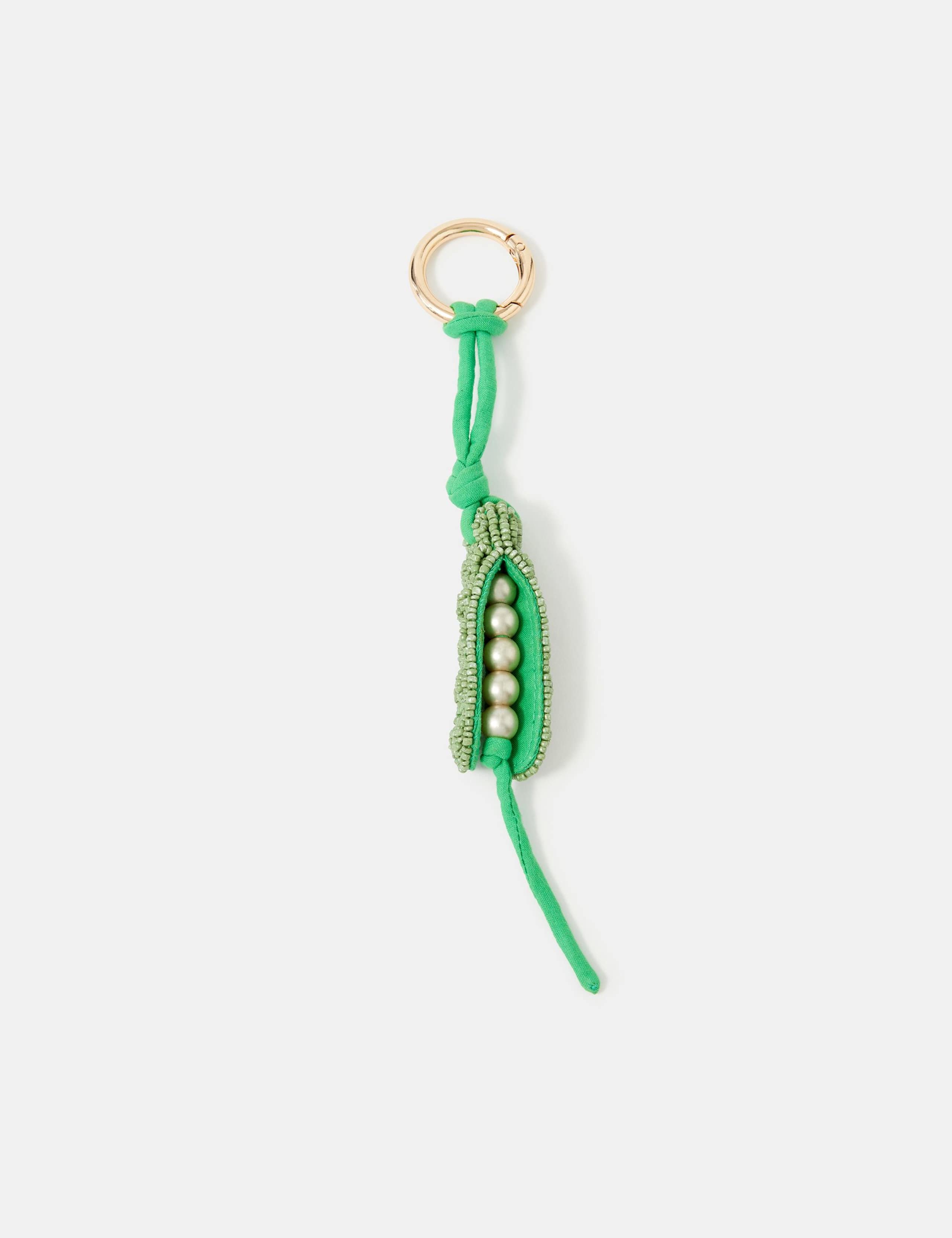 Peas In A Pod Beaded Bag Charm 1 of 3