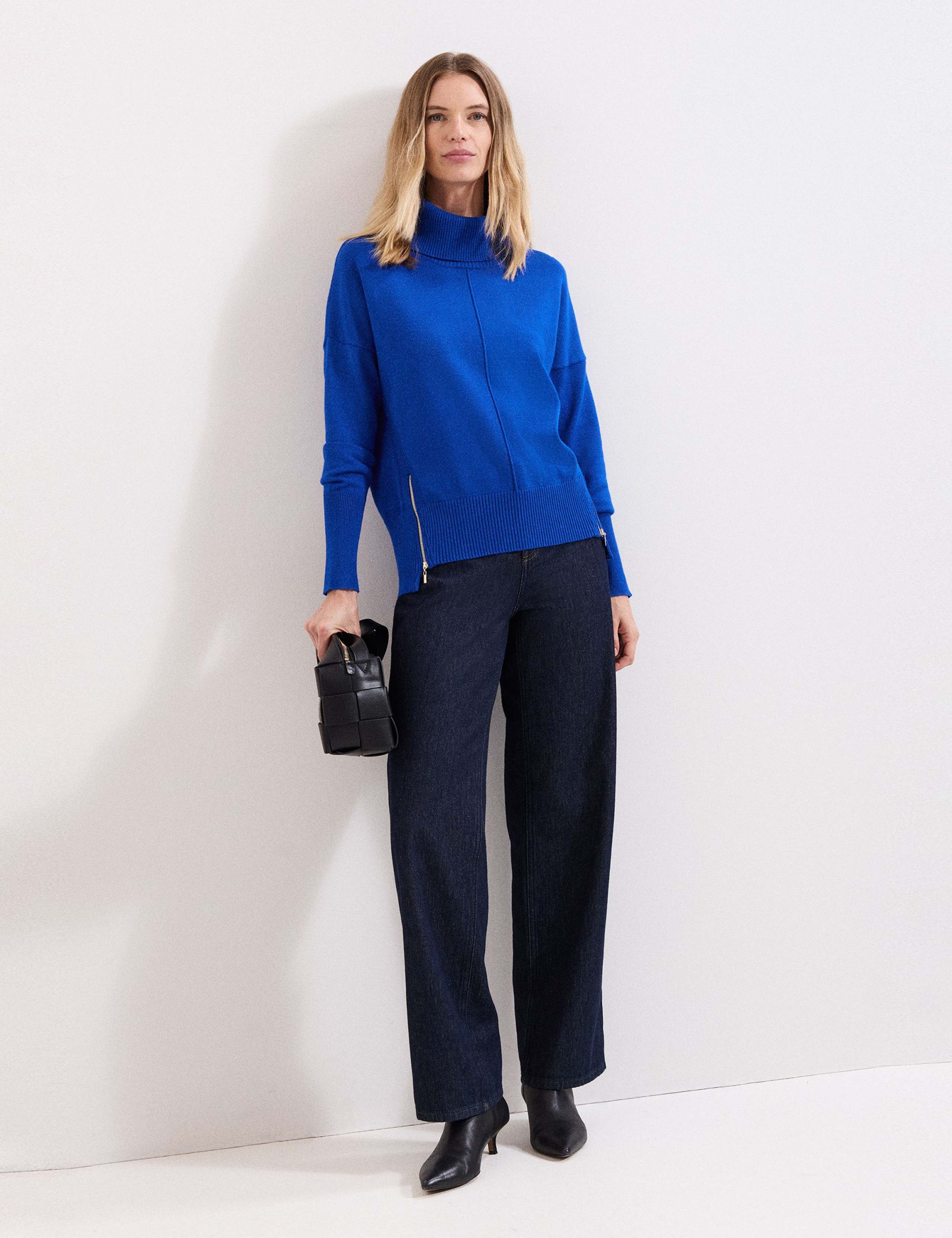 Roll Neck Zip Detail Jumper 3 of 7